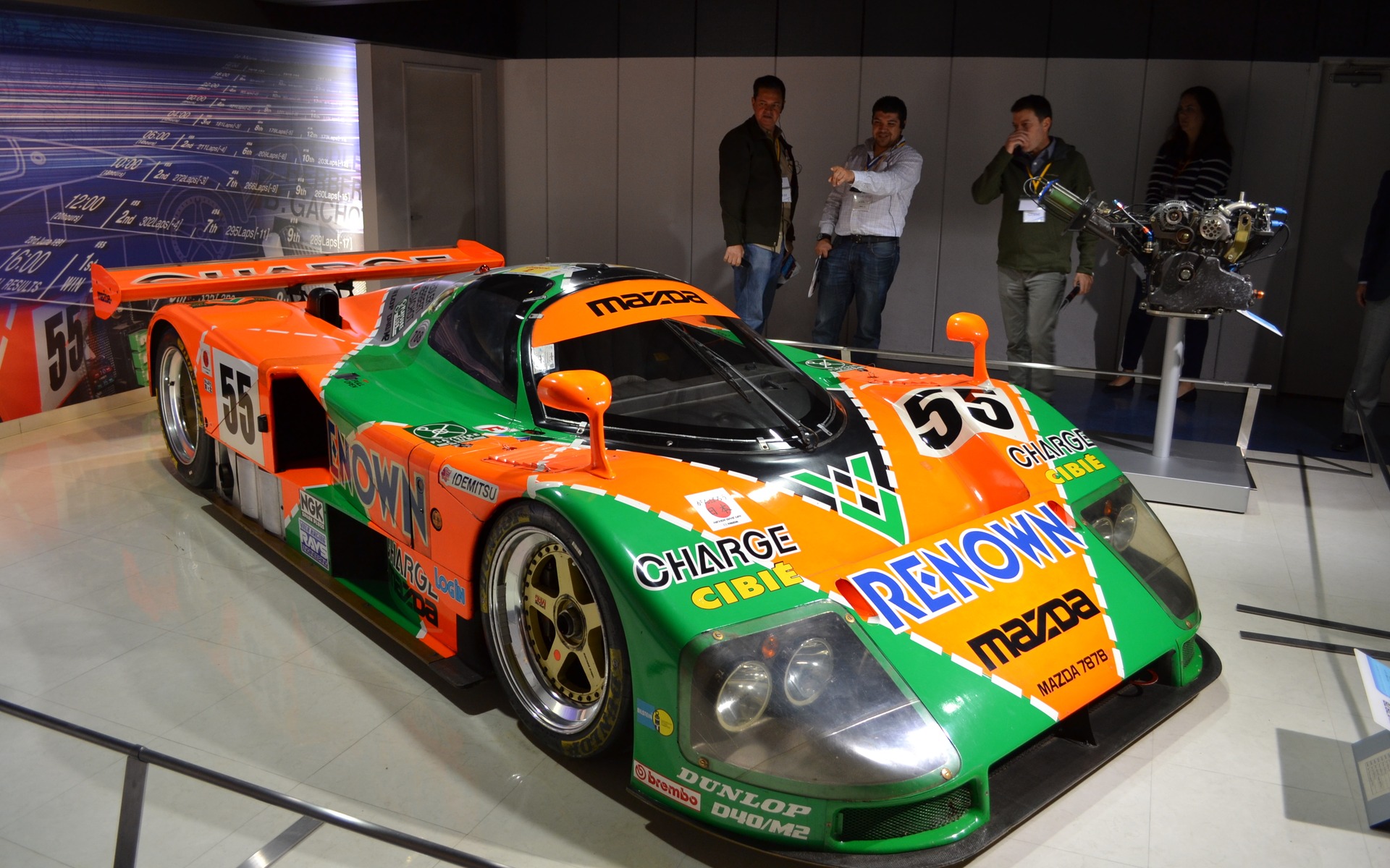 Mazda 787B, winner of the 24 heures du Mans