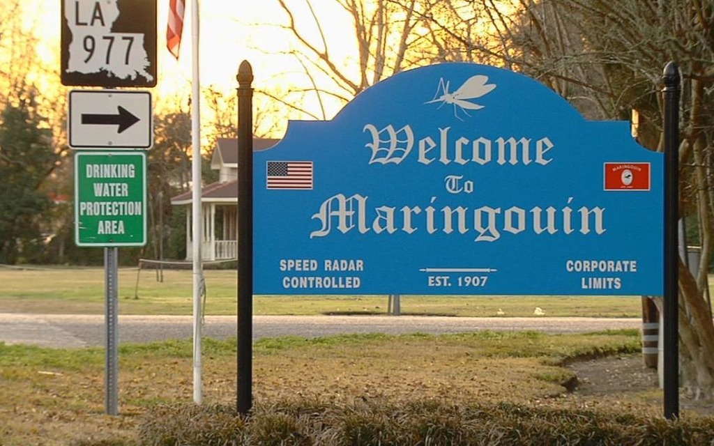 Welcome to Maringouin, Louisiana.