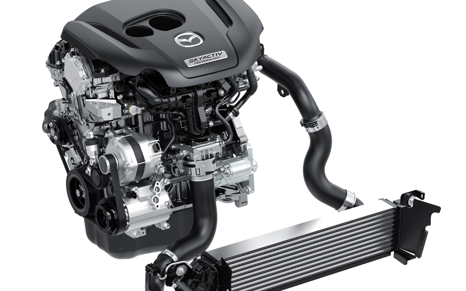Mazda CX-9 2016 - Moteur 4 cylindres de 2,5 litres turbocompressé.
