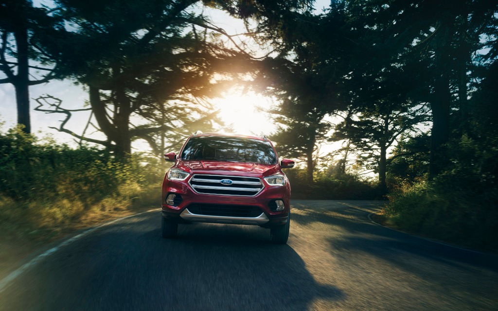 The new Escape is available with an intelligent all-wheel-drive system.