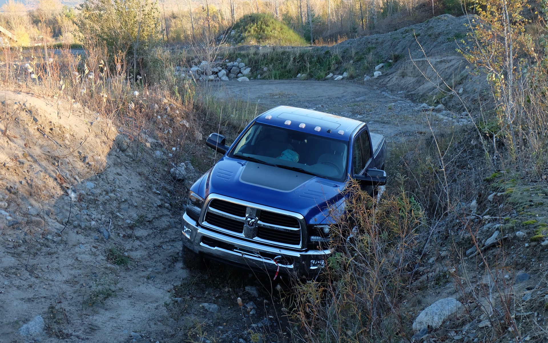 It is impossible to get stuck with this truck... Trust me, I tried.