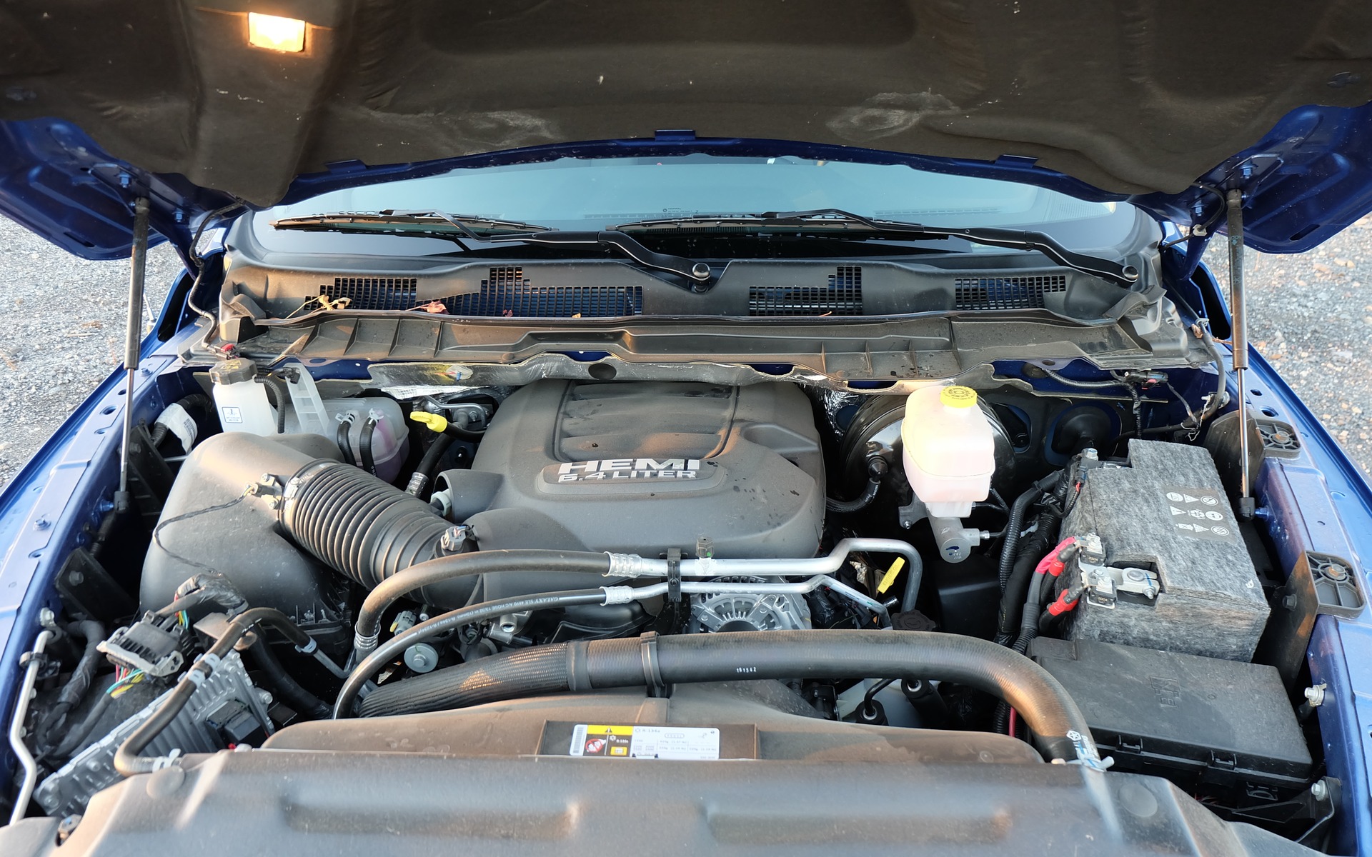 The 6.4-litre Hemi V8 comes standard.