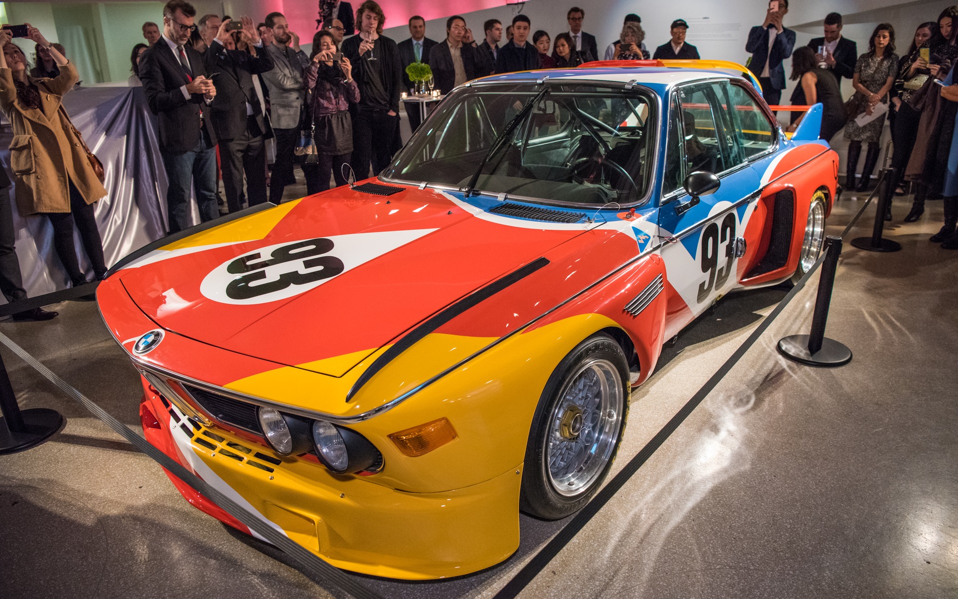 The very first BMW Art Car, the 3.0 CSL