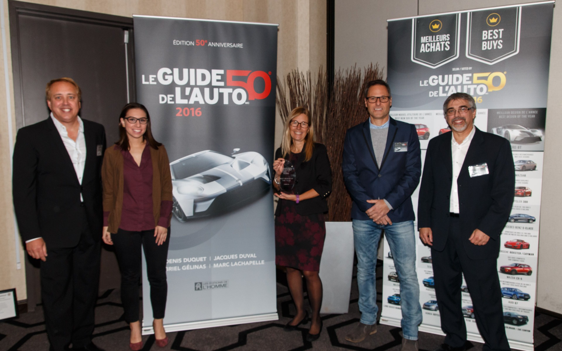 Prix du design de l'année - Ford GT, prix accepté par Christine Hollander