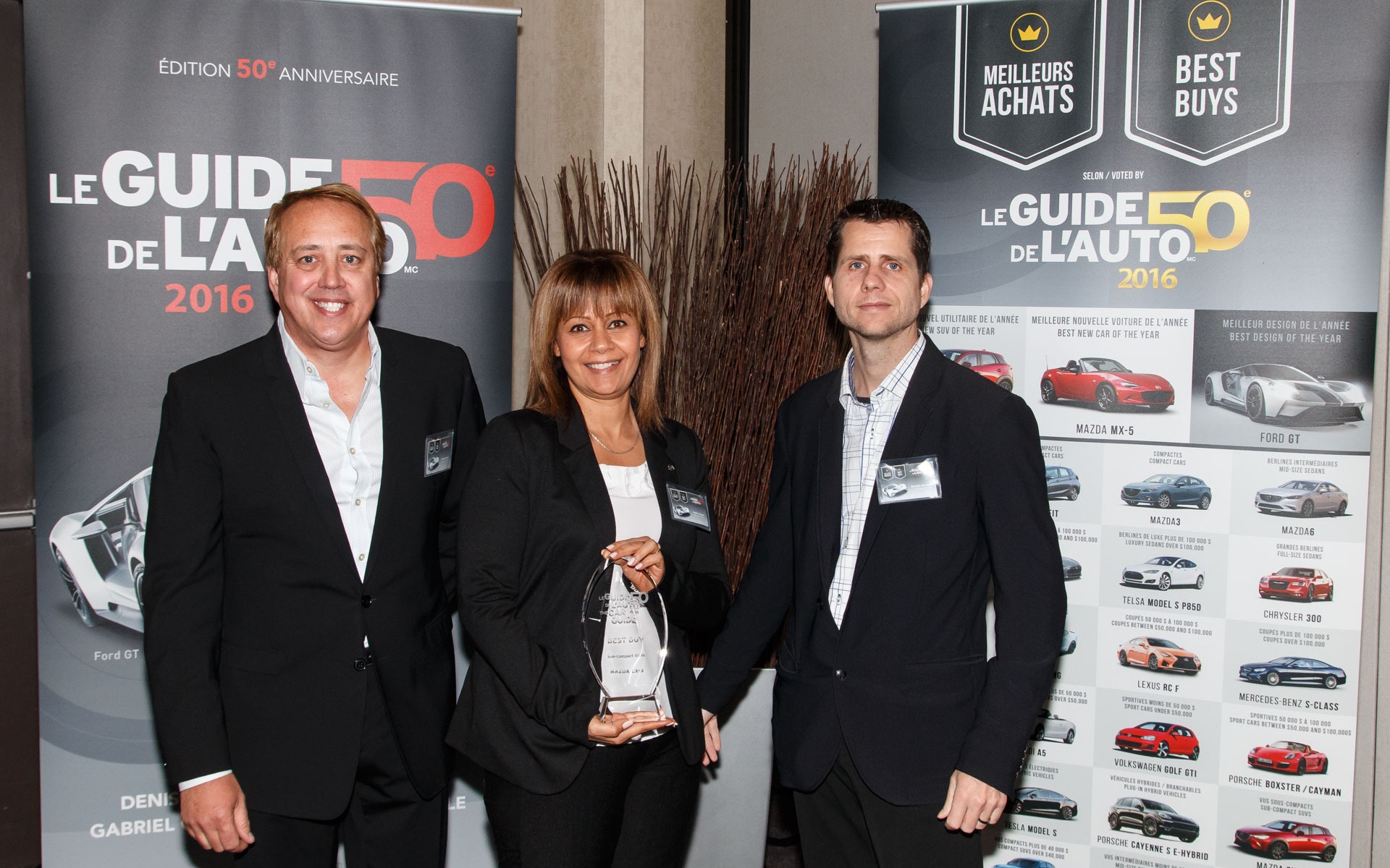 Sub-Compact SUV of the Year - Mazda CX-3, accepted by Rania Guirguis 