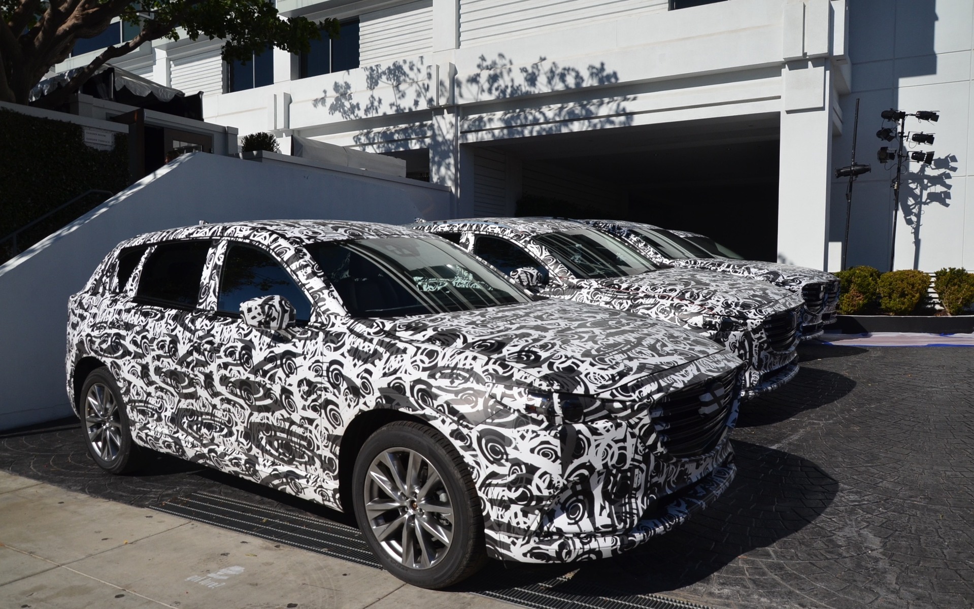 Mazda CX-9 2016 - Prototypes camouflés à Los Angeles. 