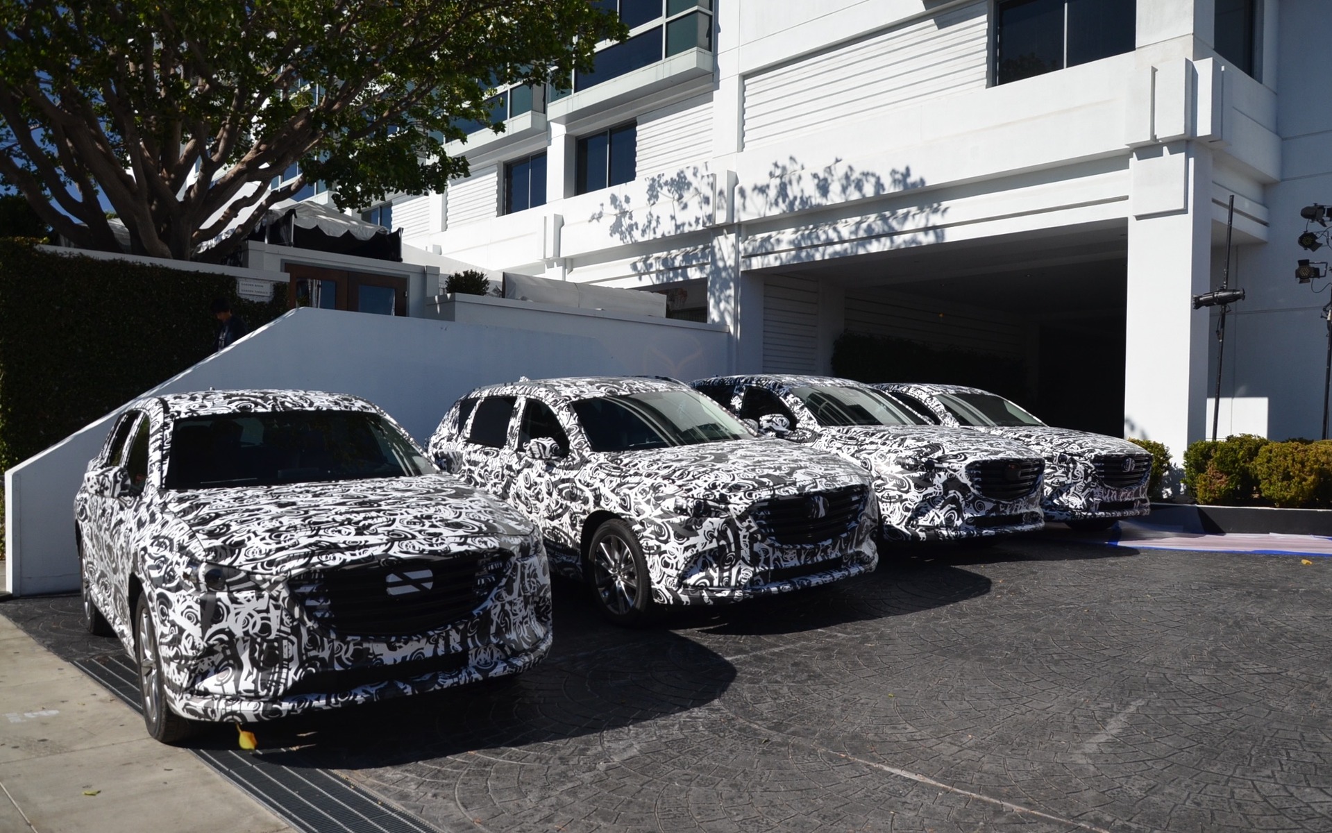 Mazda CX-9 2016 - Prototypes camouflés à Los Angeles. 
