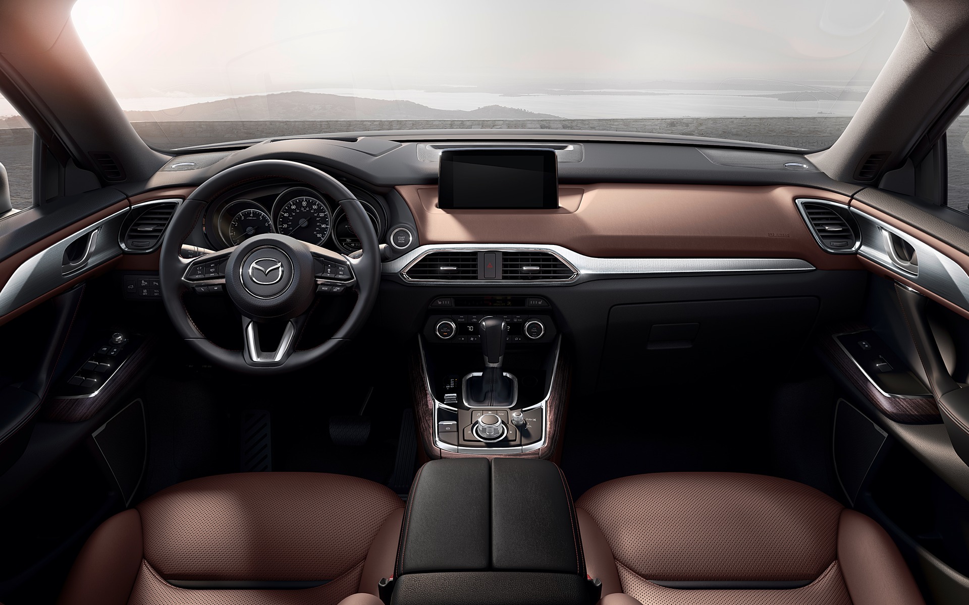 Mazda CX-9 2016 - Un design épuré et un habitacle chaleureux.