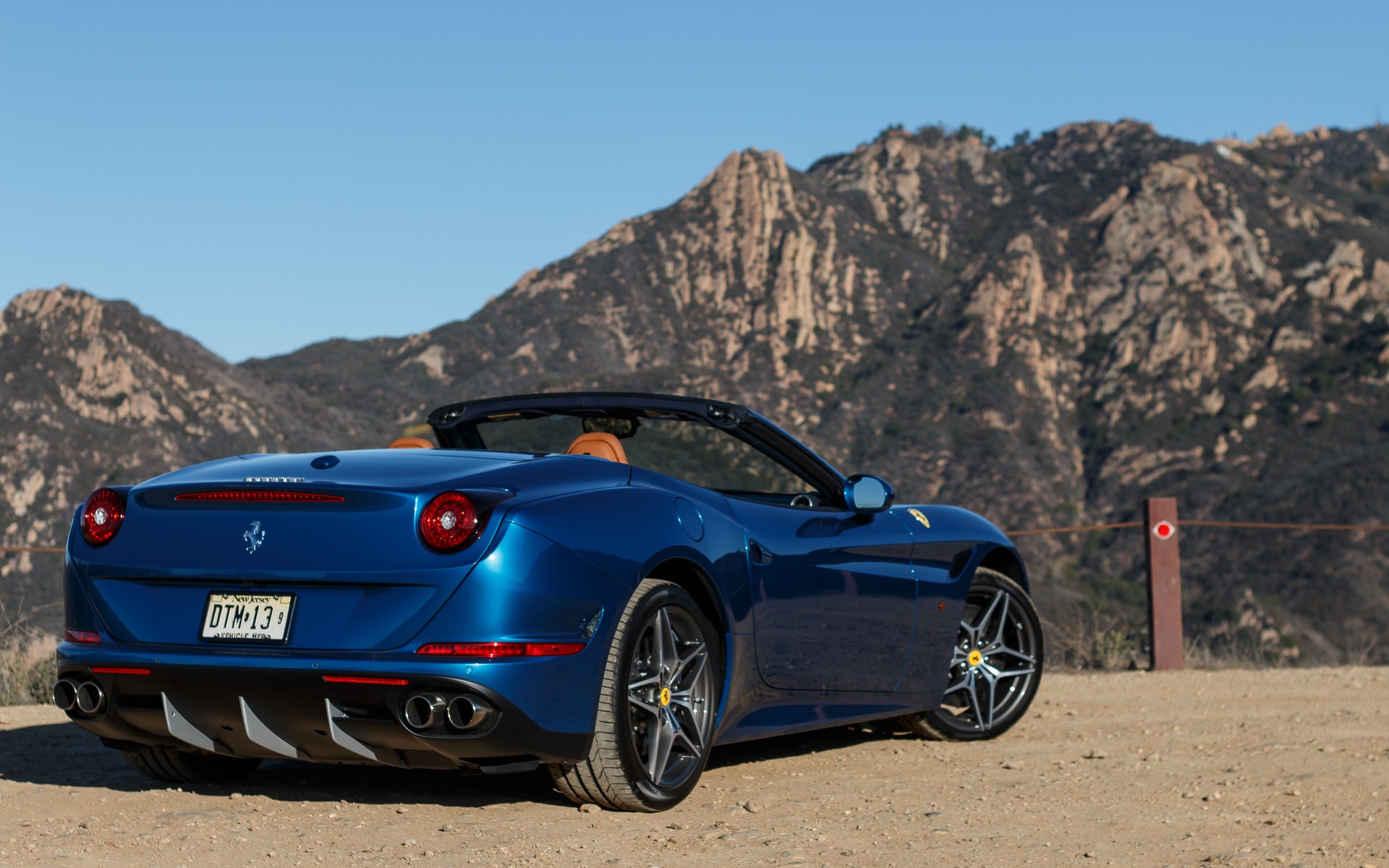 The 2015 Ferrari California T's lines are more angular than before