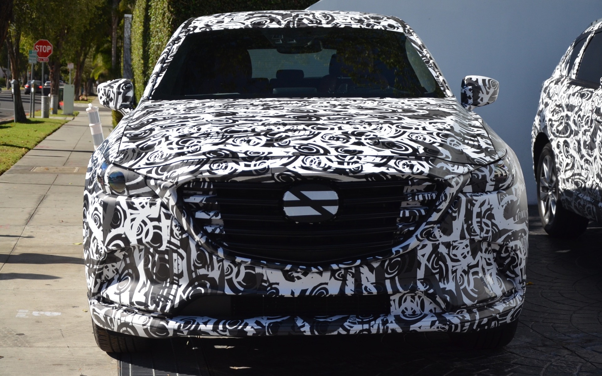 2016 Mazda CX-9 - camouflaged prototypes in Los Angeles