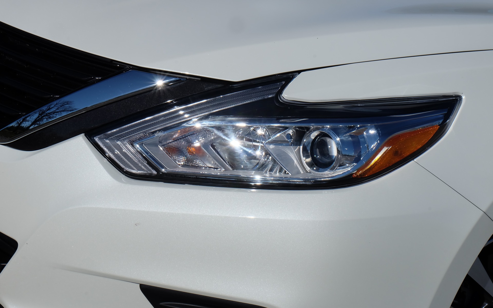 The Altima gets new boomerang-shaped headlight clusters