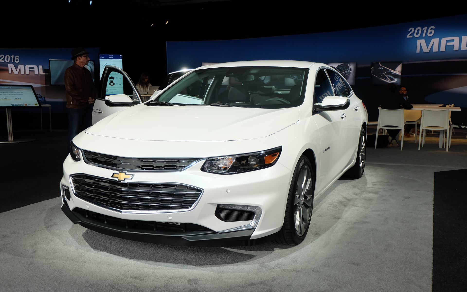 The 2016 Chevrolet Malibu is particularly chic in white