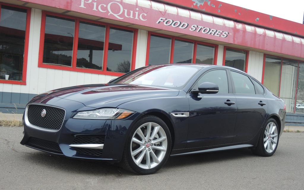 The 2016 Jaguar XF has a drag coefficient of 0.26