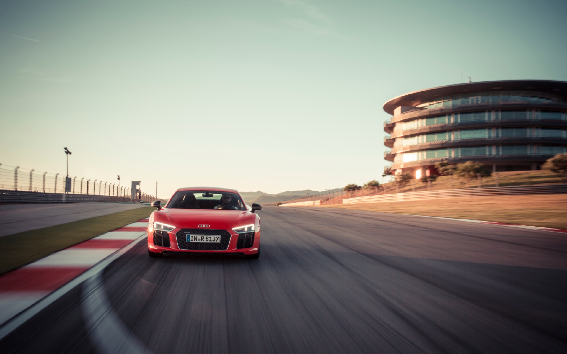 Audi R8 V10 Plus - On the Portimao track. 