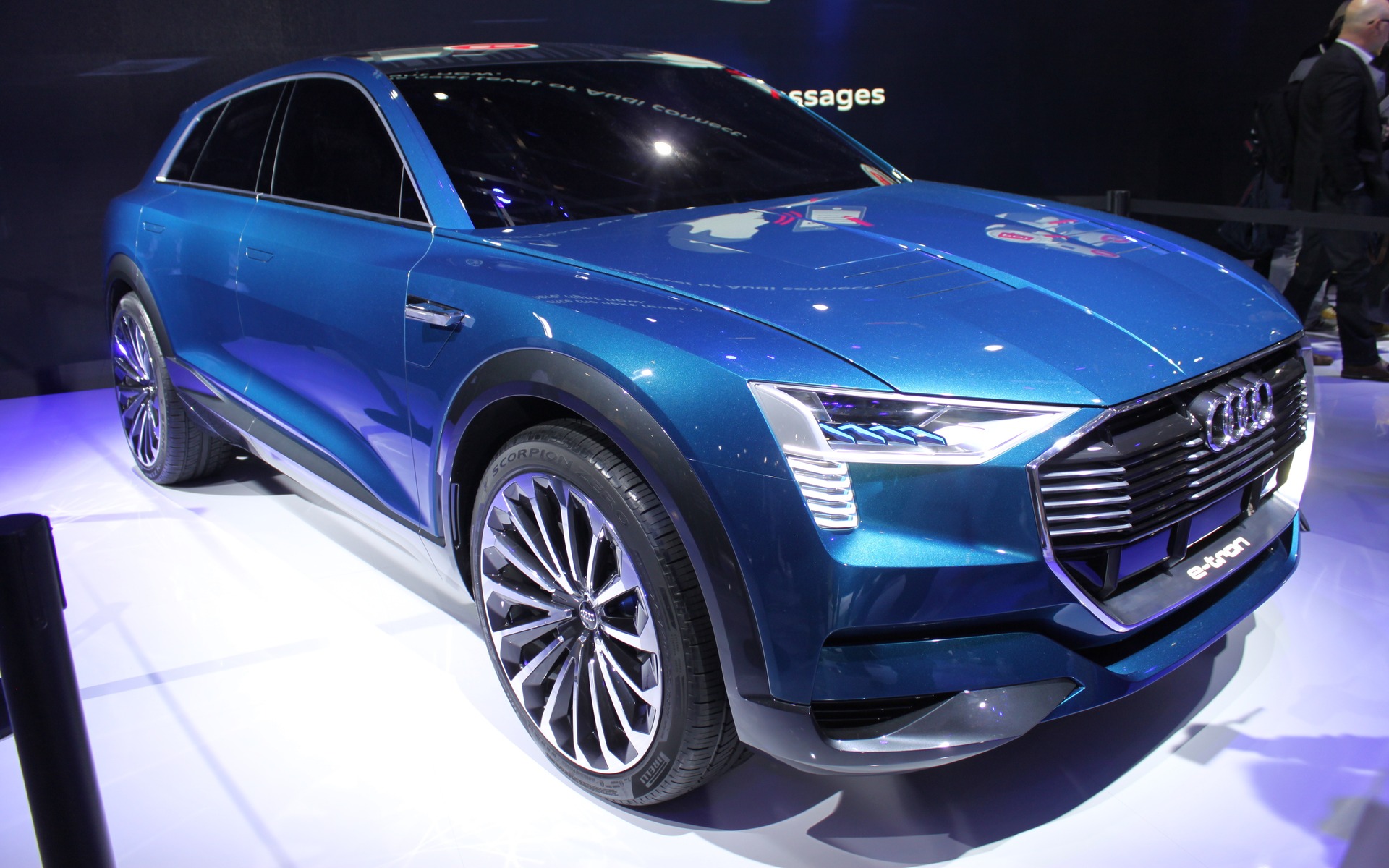 Ce concept e-Tron Quattro était également de la partie.