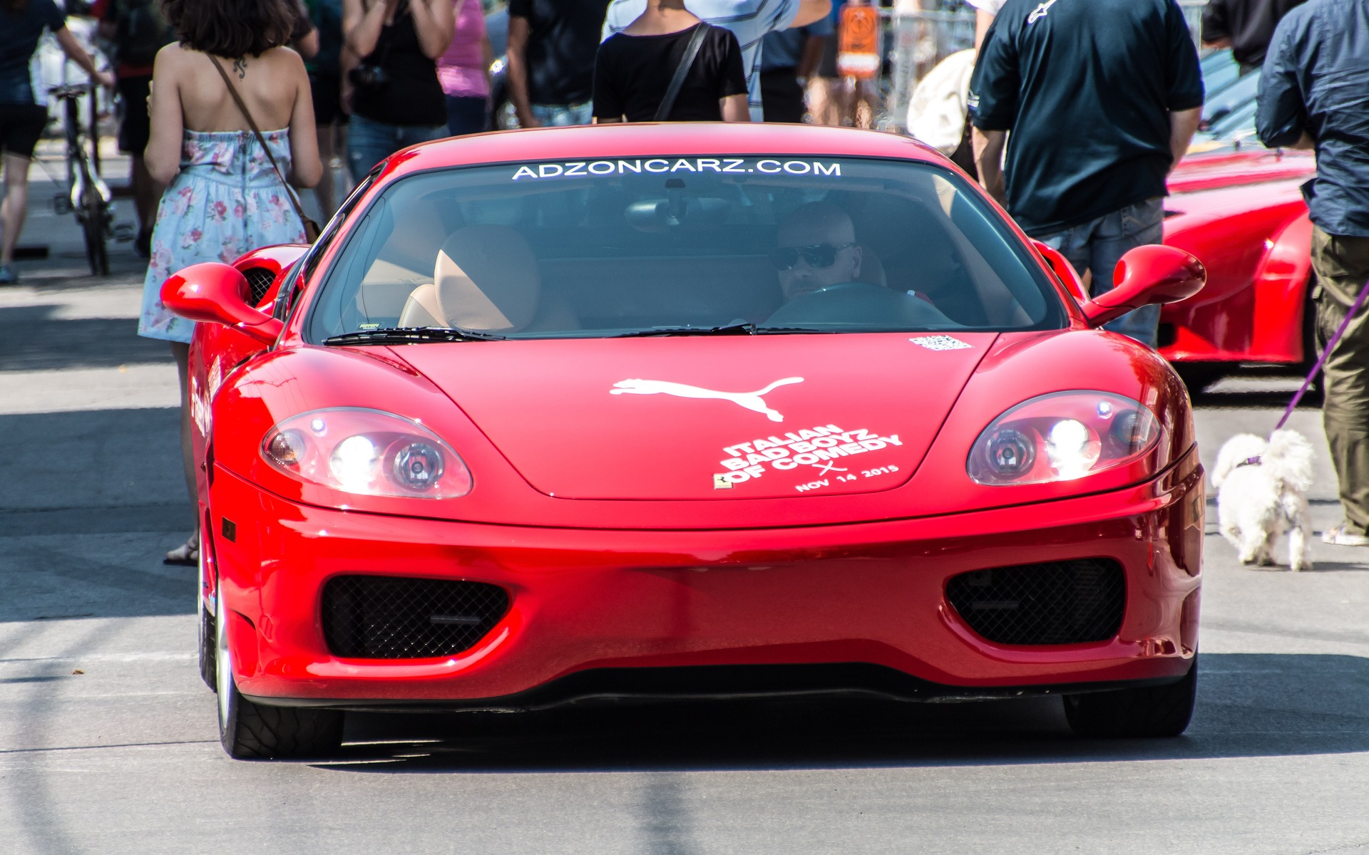 Des Ferrari dans les rues de Montréal lors du Grand Prix 2015