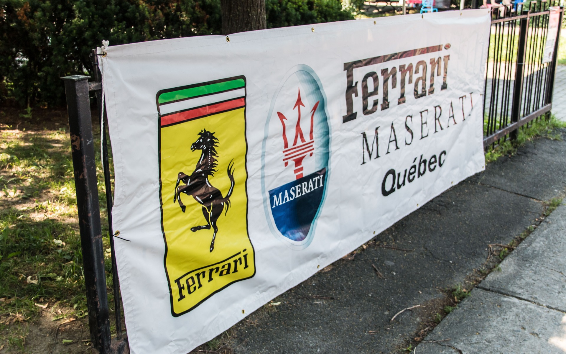 Des Ferrari dans les rues de Montréal lors du Grand Prix 2015