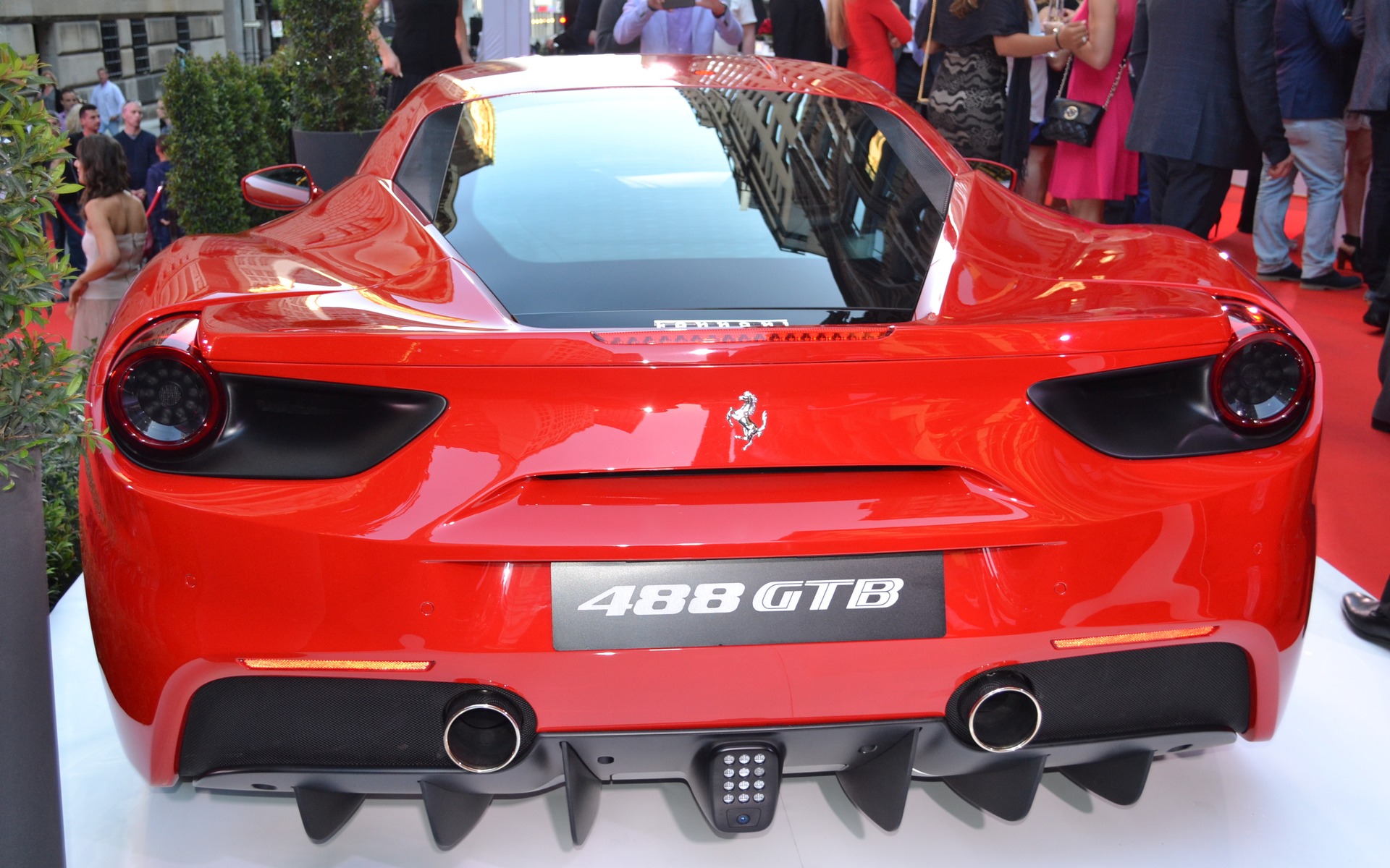Des Ferrari dans les rues de Montréal lors du Grand Prix 2015