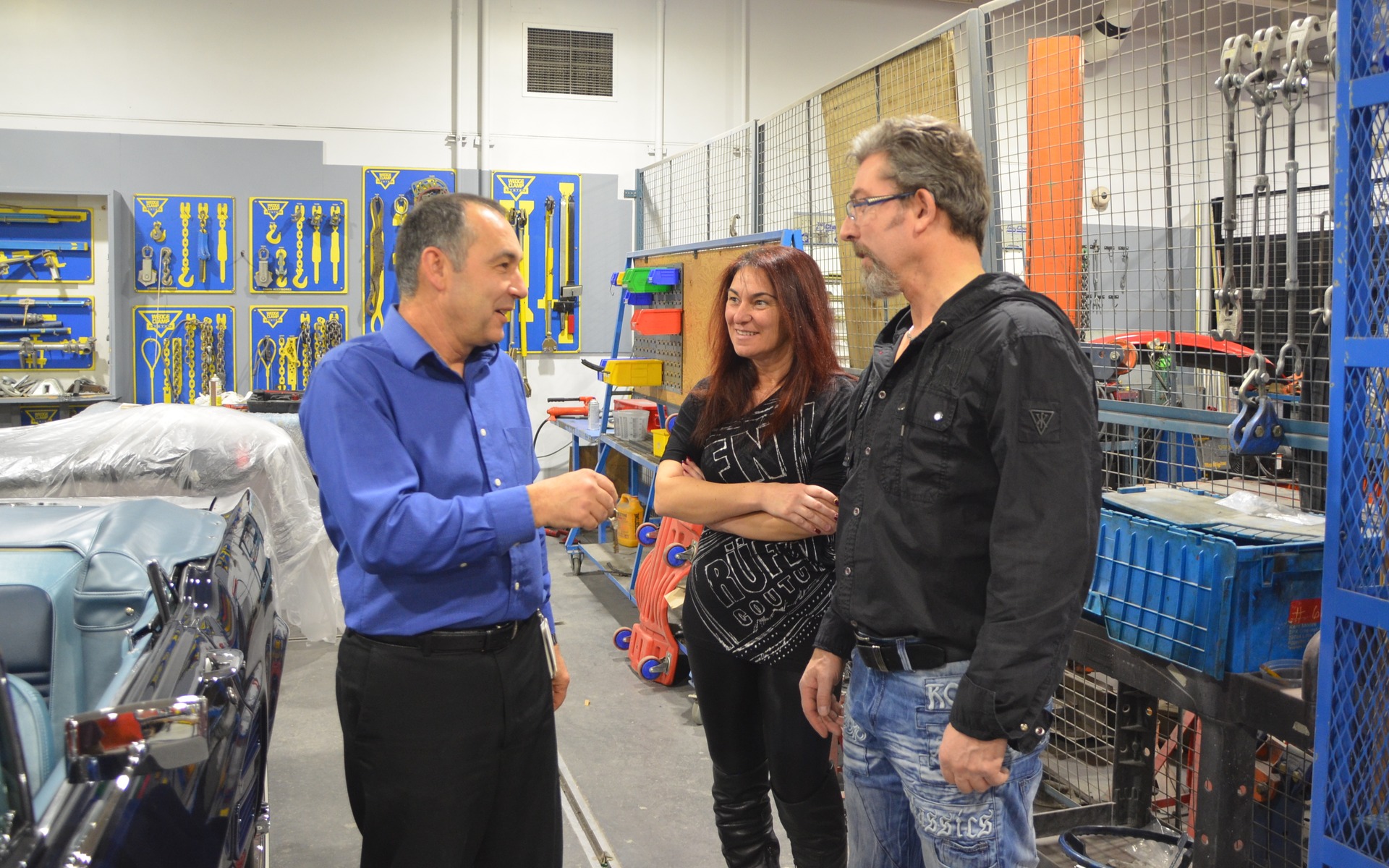 Serge Gauthier avec Sylvie et Denis