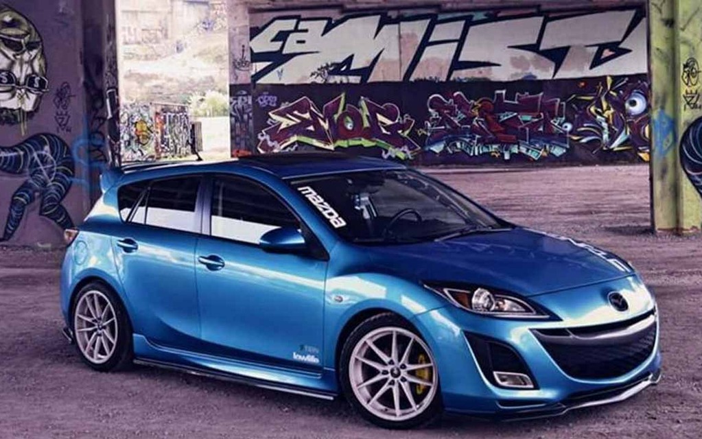 Mazda 3 GS sport 2,5 litres de Pierre-Luc Bergeron.