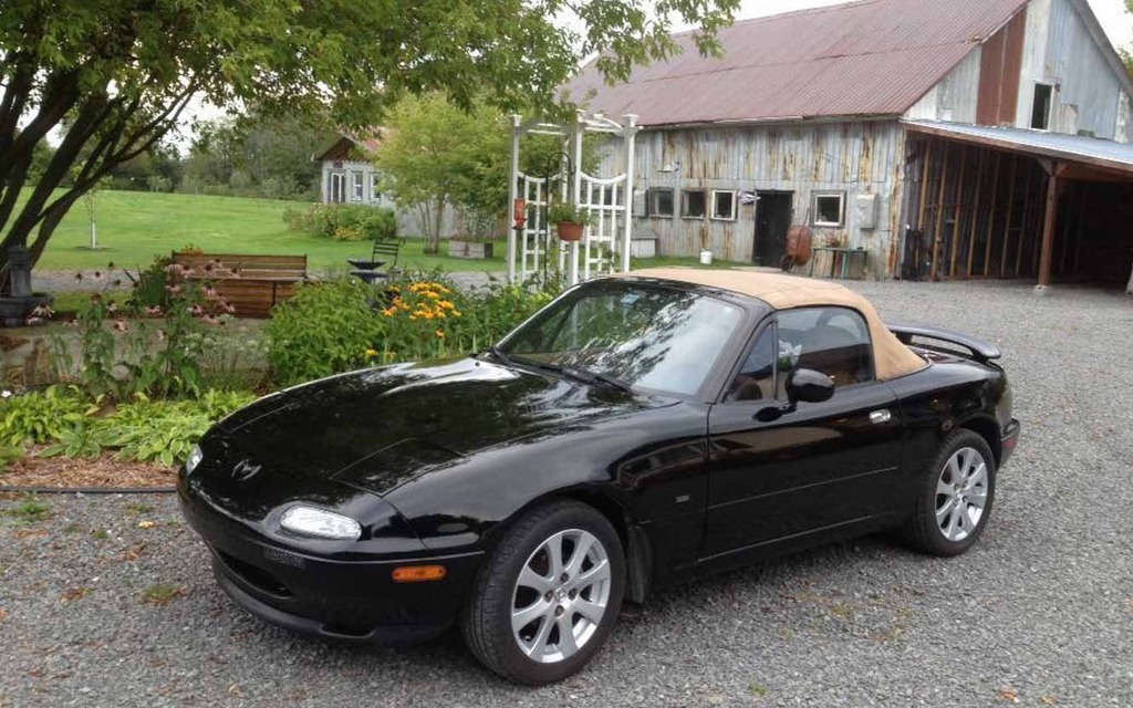 Garage champêtre pour un classique? La 1992 d'Alexandre Bolduc.