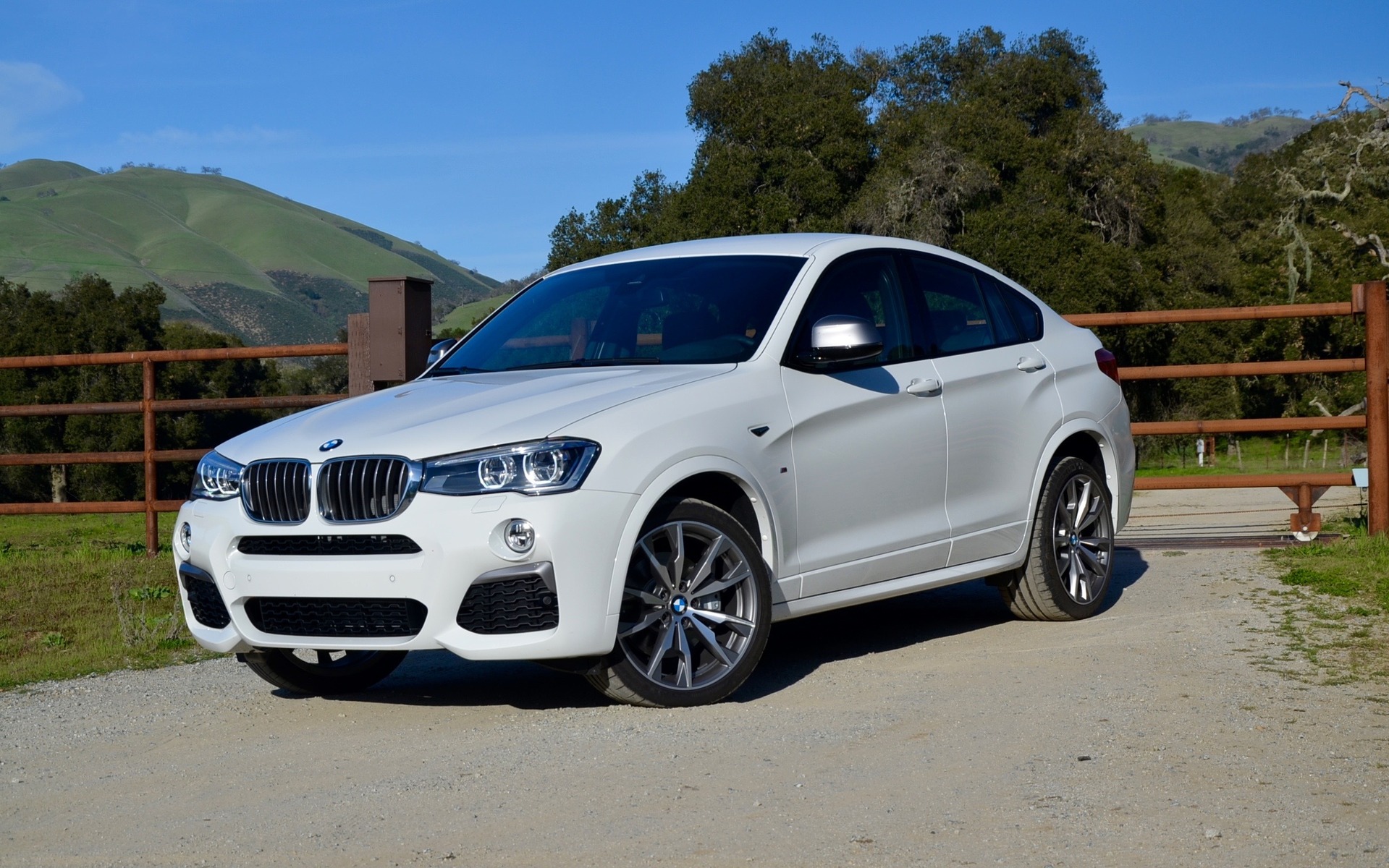 A much sportier look than a conventional X4.
