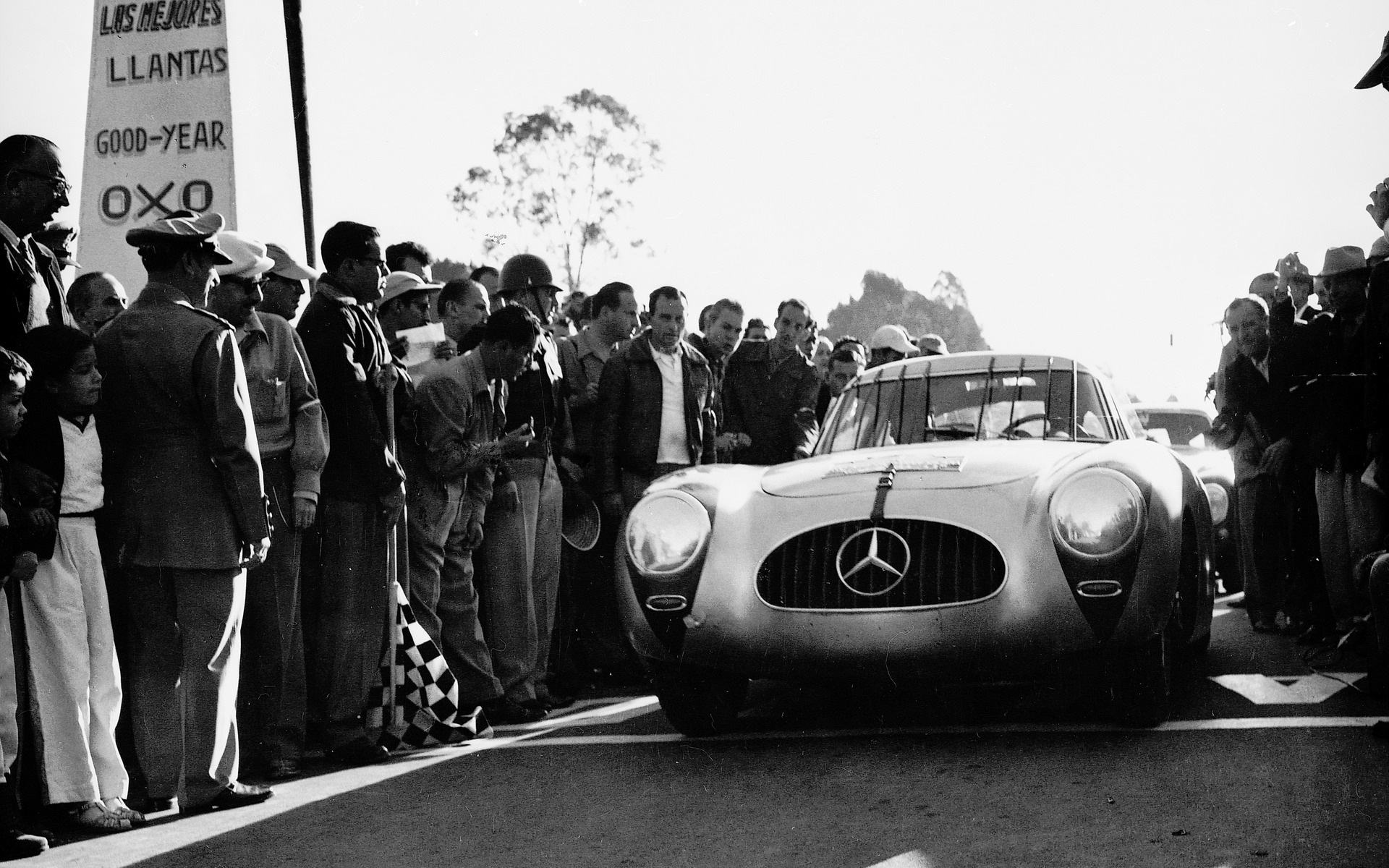 The Mercedes-Benz 300SL that won the Carrera Panamericana race in 1952.