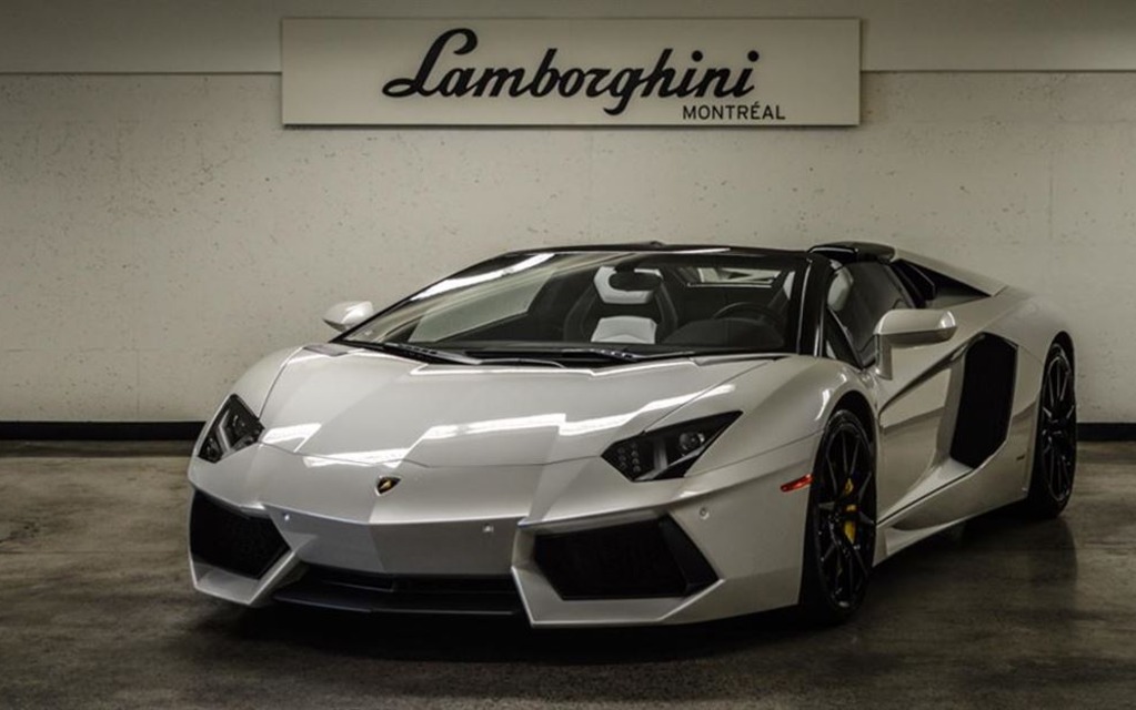 6 - Lamborghini Aventador 2016 à 589 900 $ US