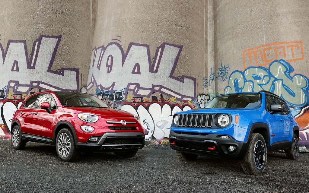  Fiat 0X vs Jeep Renegade gemelos no idénticos