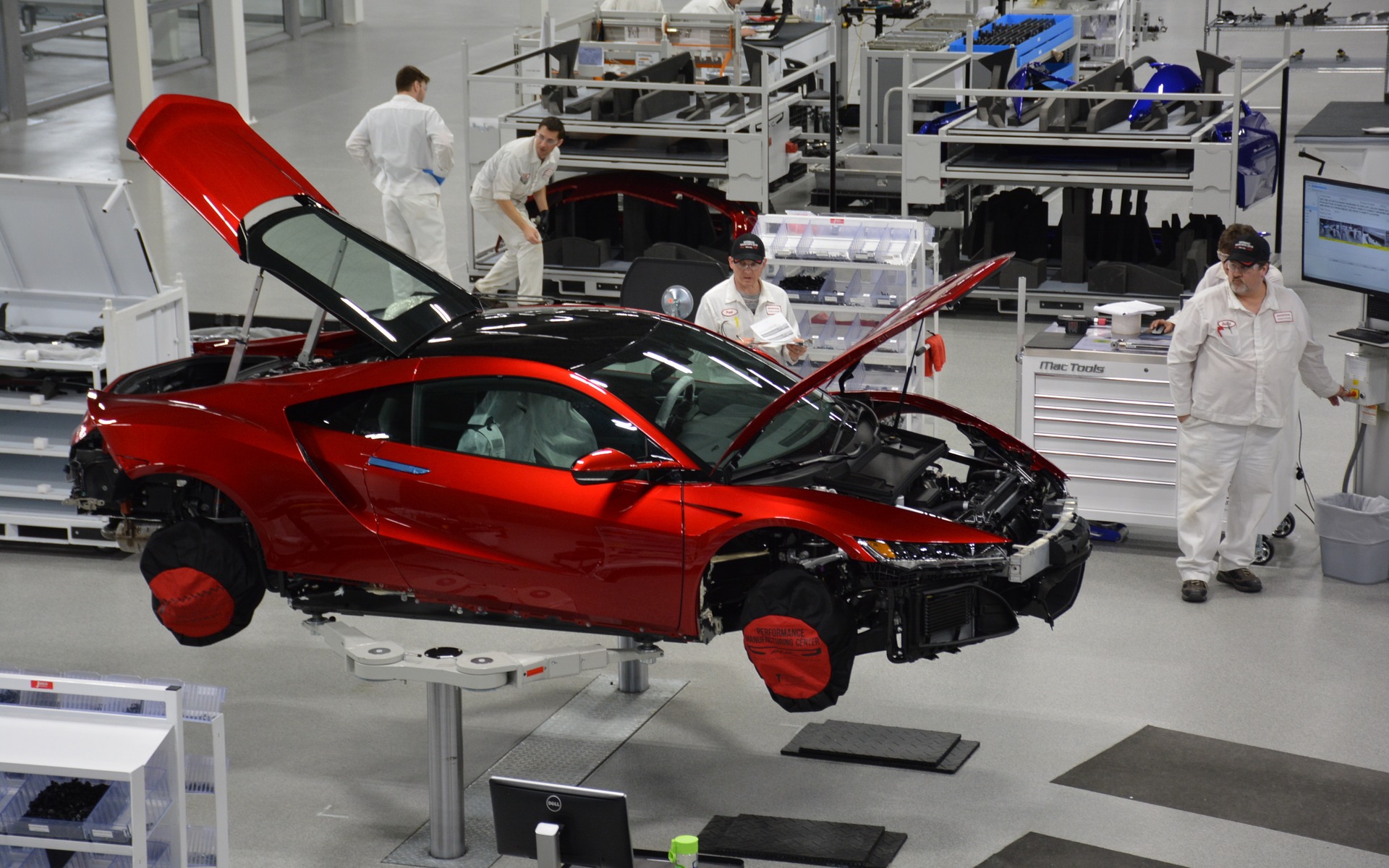 Performance Manufacturing Center de l'Acura NSX