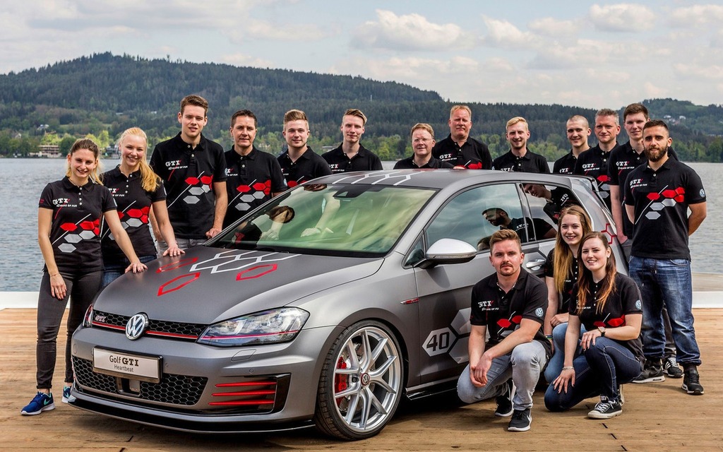 La jeune équipe qui a produit la Volkswagen Golf GTI Heartbeat