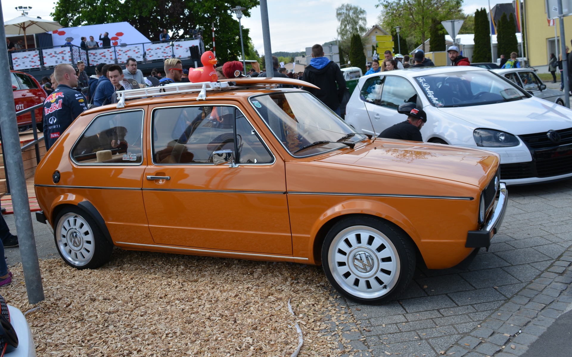 MK1 Golf et MK5 GTI