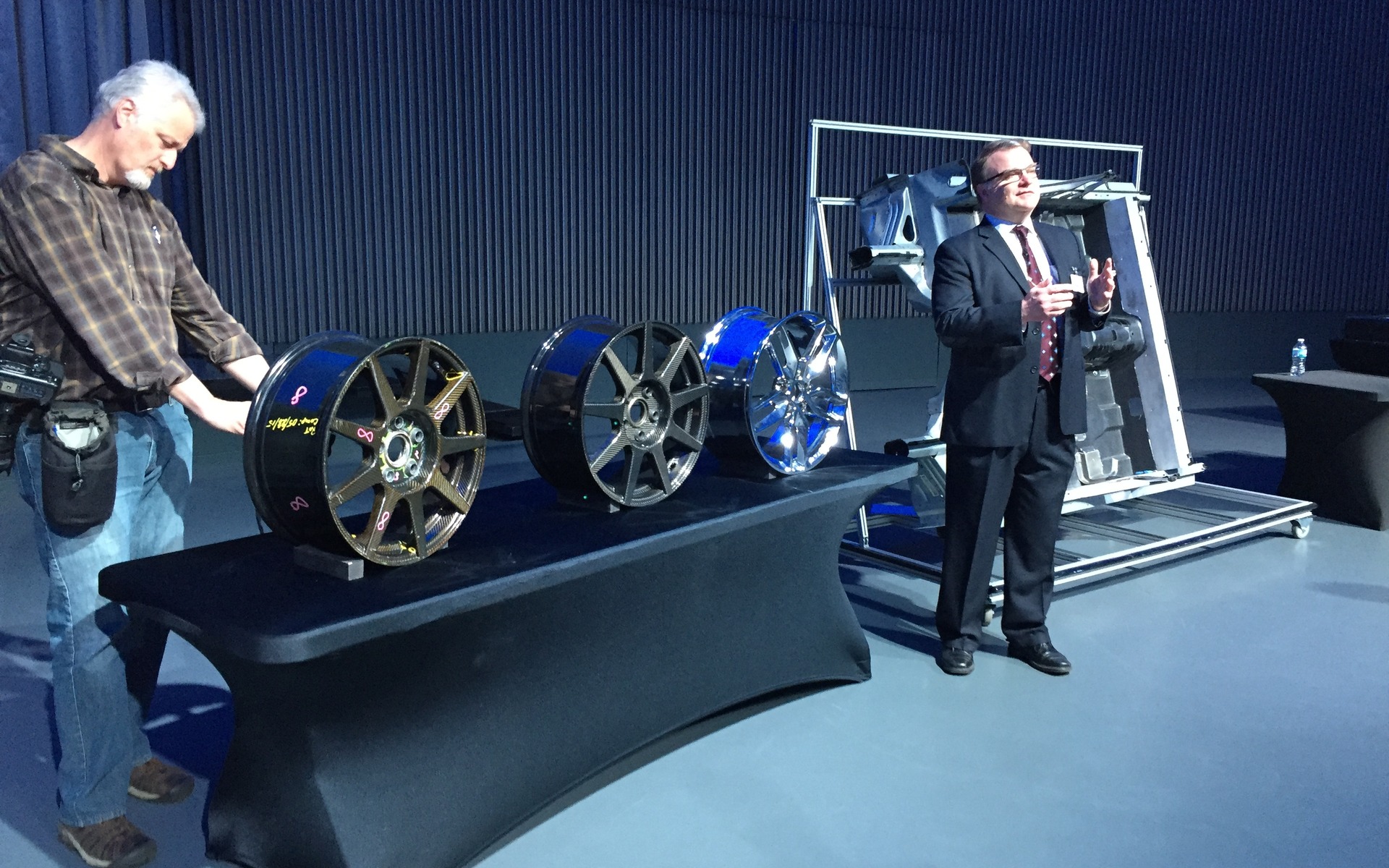 GM works on carbon fibre wheels
