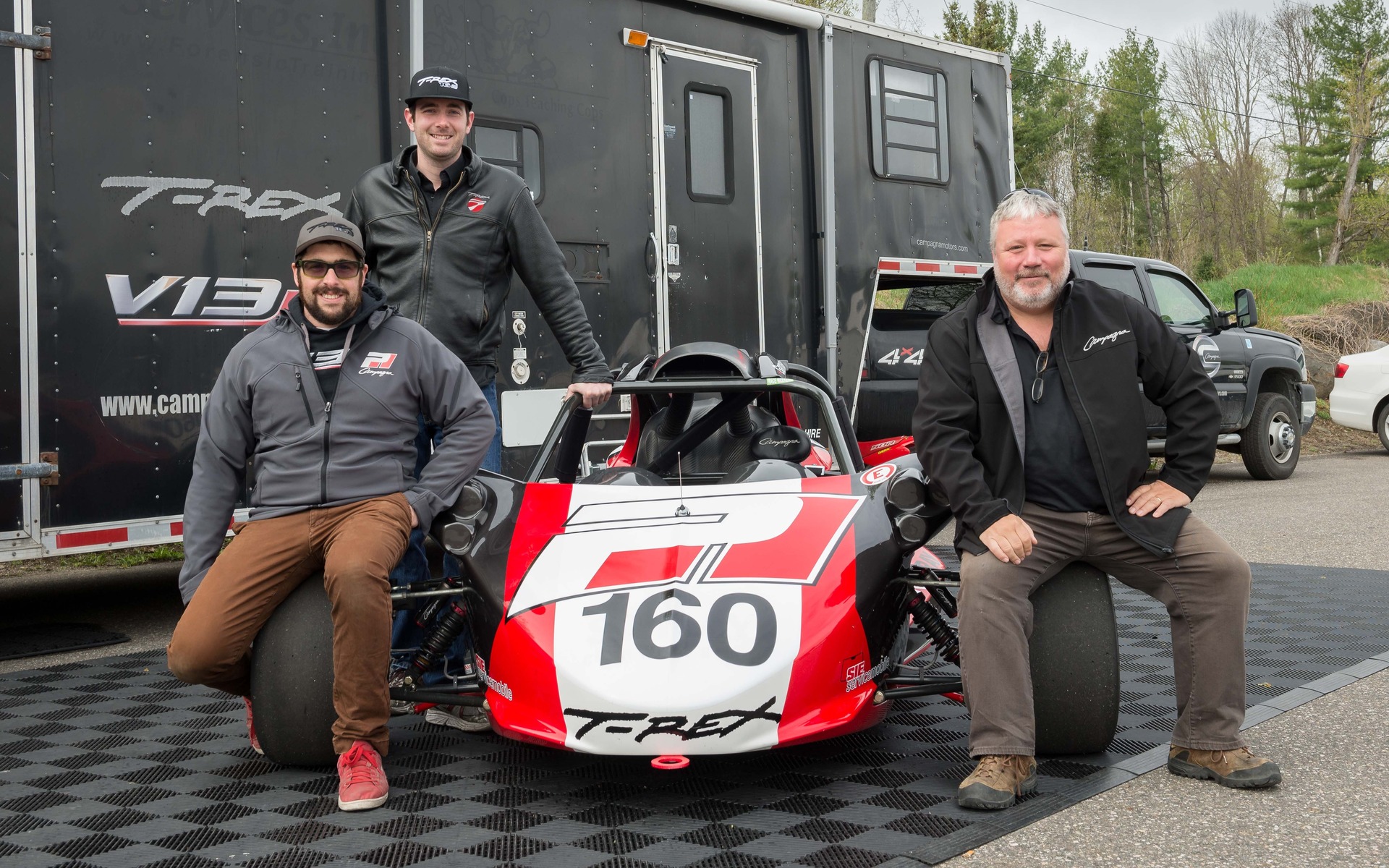 Le président, le créateur, et le pilote d'essai 