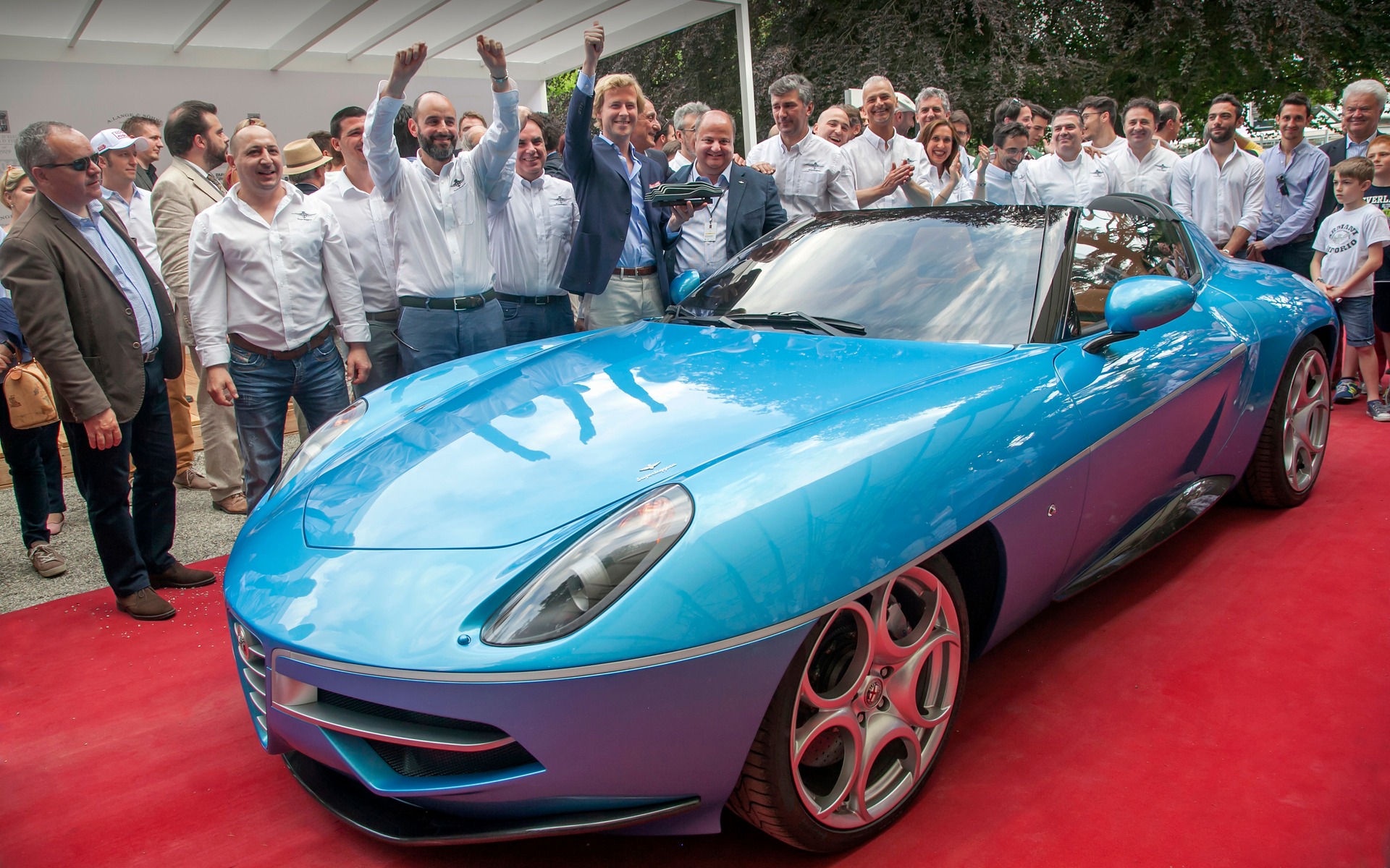 Alfa Romeo Disco Volante Spyder par Touring Superleggera