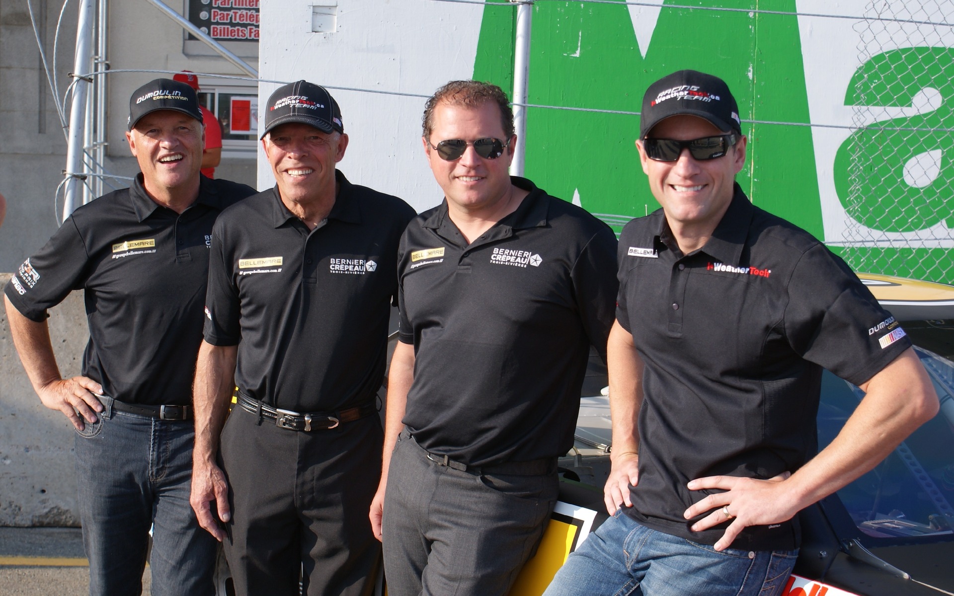 Générations Gérald, Richard, JF et LP Dumoulin