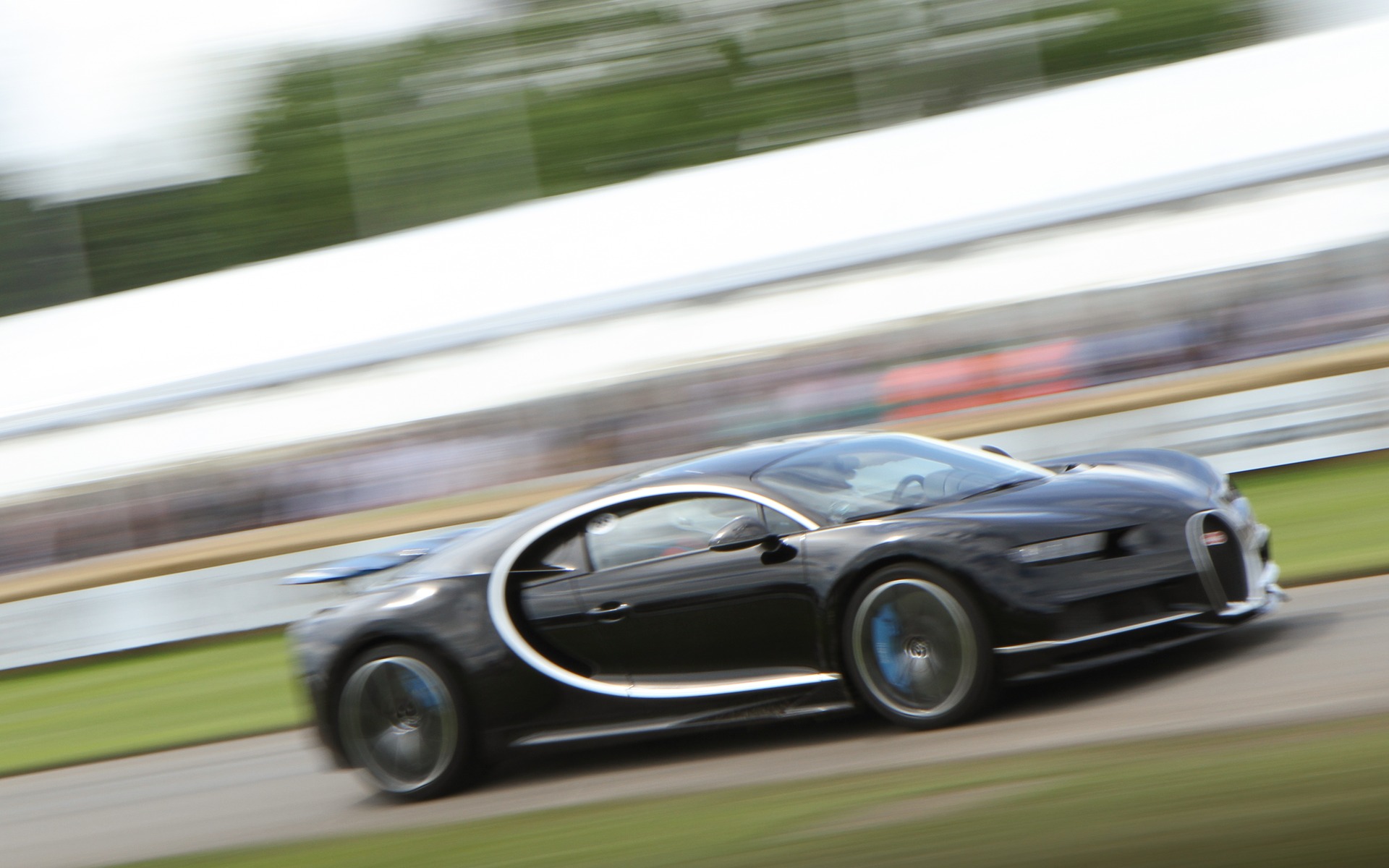 Bugatti Chiron en action Festival of Speed 2016