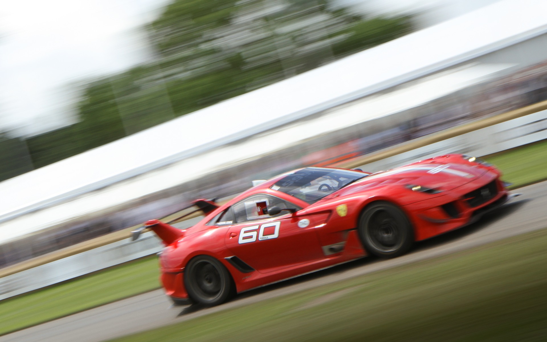 Ferrari 599XX in action at the Festival of Speed 2016