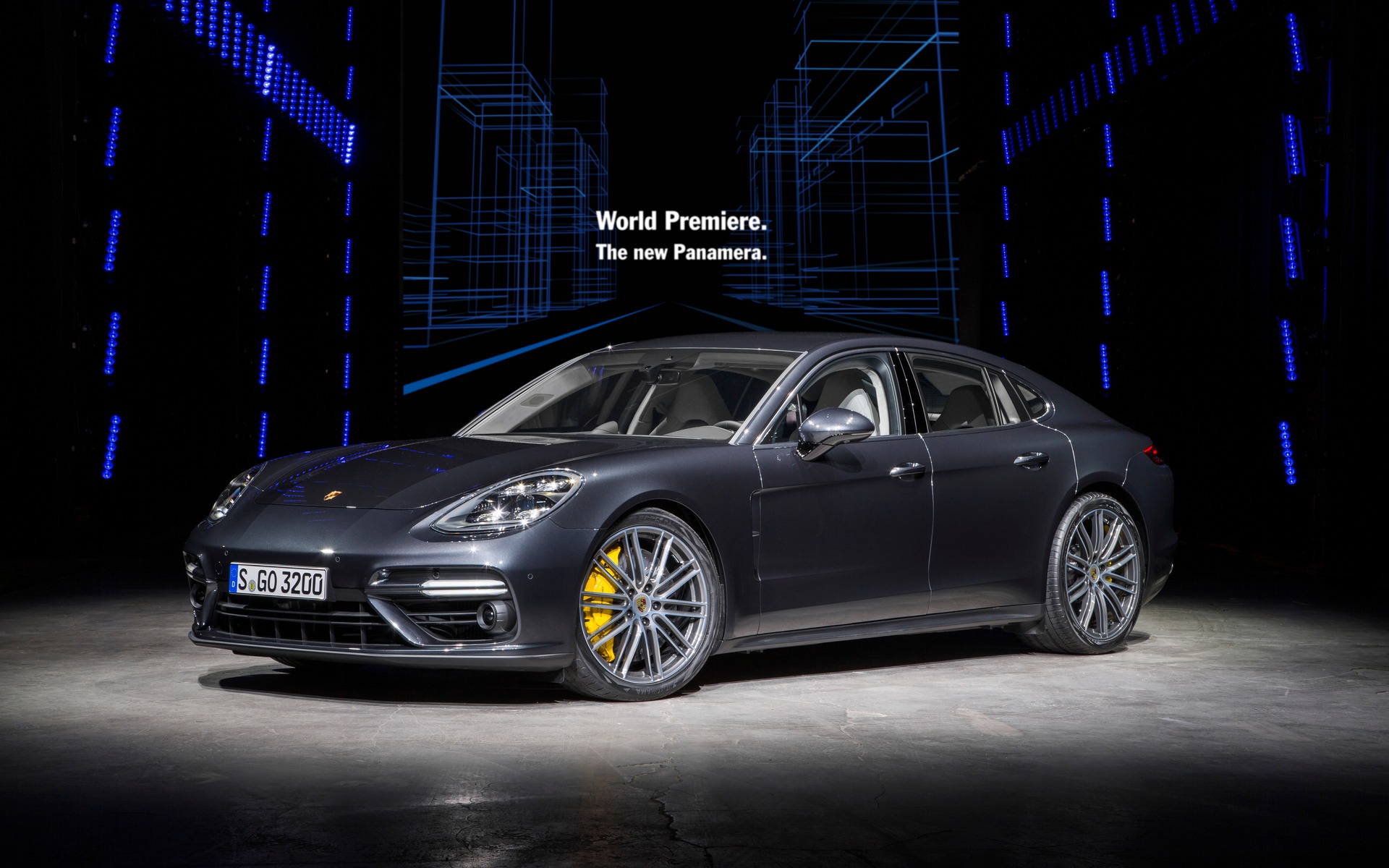 The Panamera Turbo unveiled for the first time worldwide in Berlin.