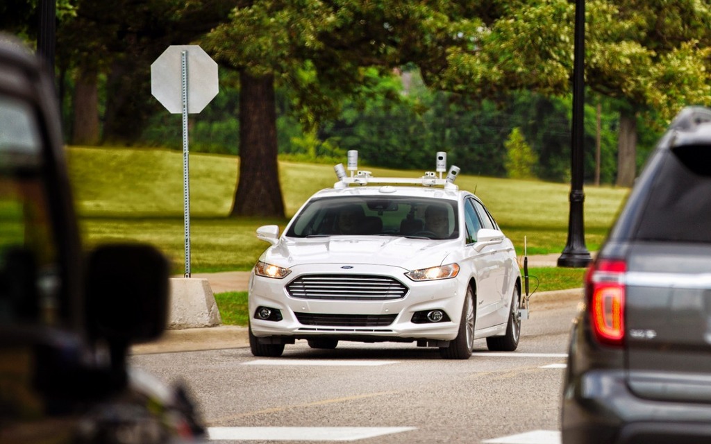 test de conduite autonome par Ford