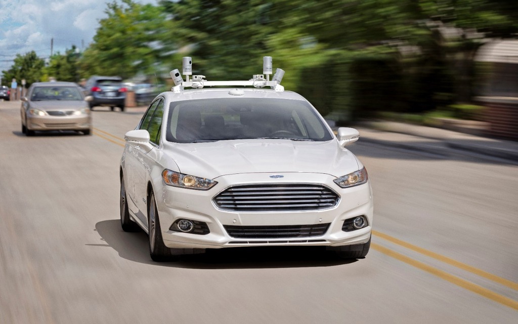 Ford Fusion autonomous vehicle