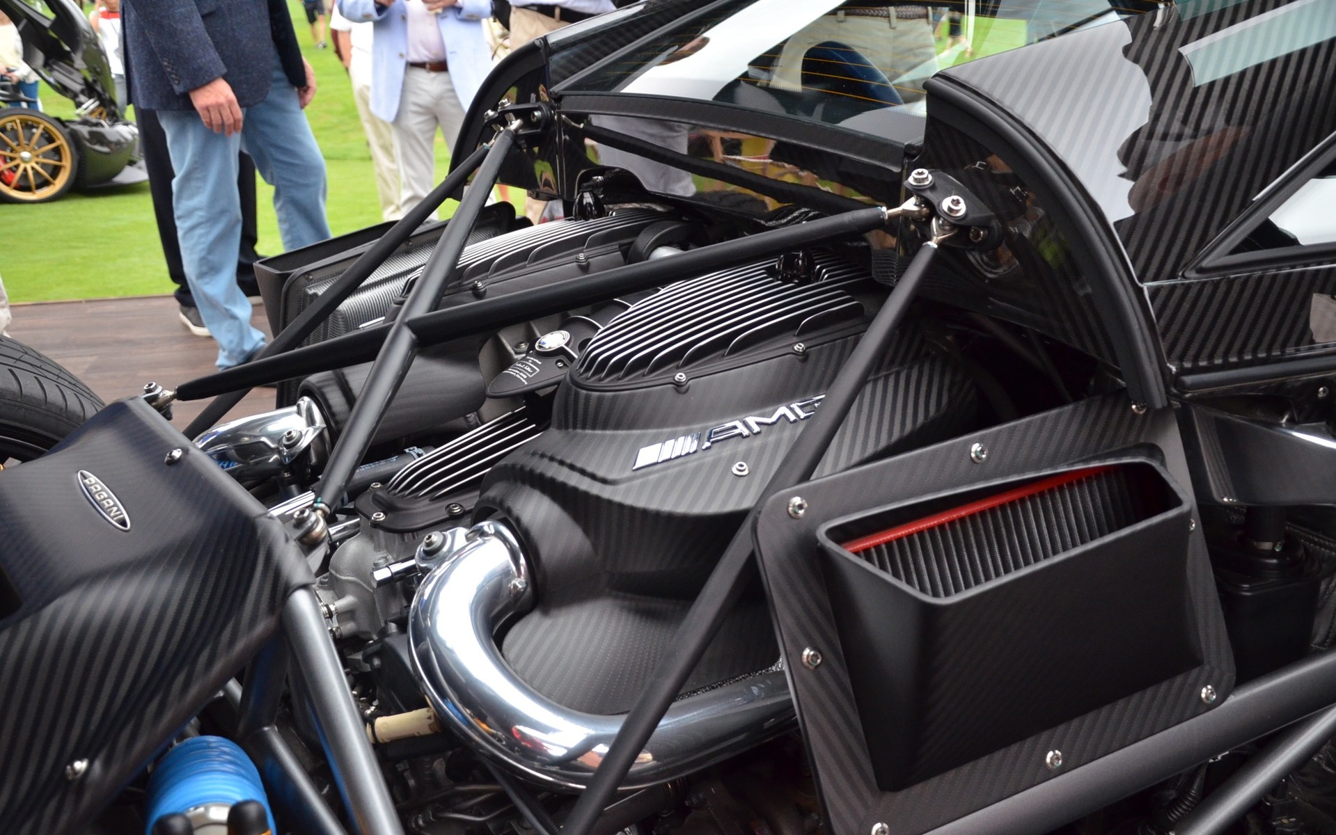 The Quail 2016 - The Mercedes-AMG engine of the Pagani Huayra