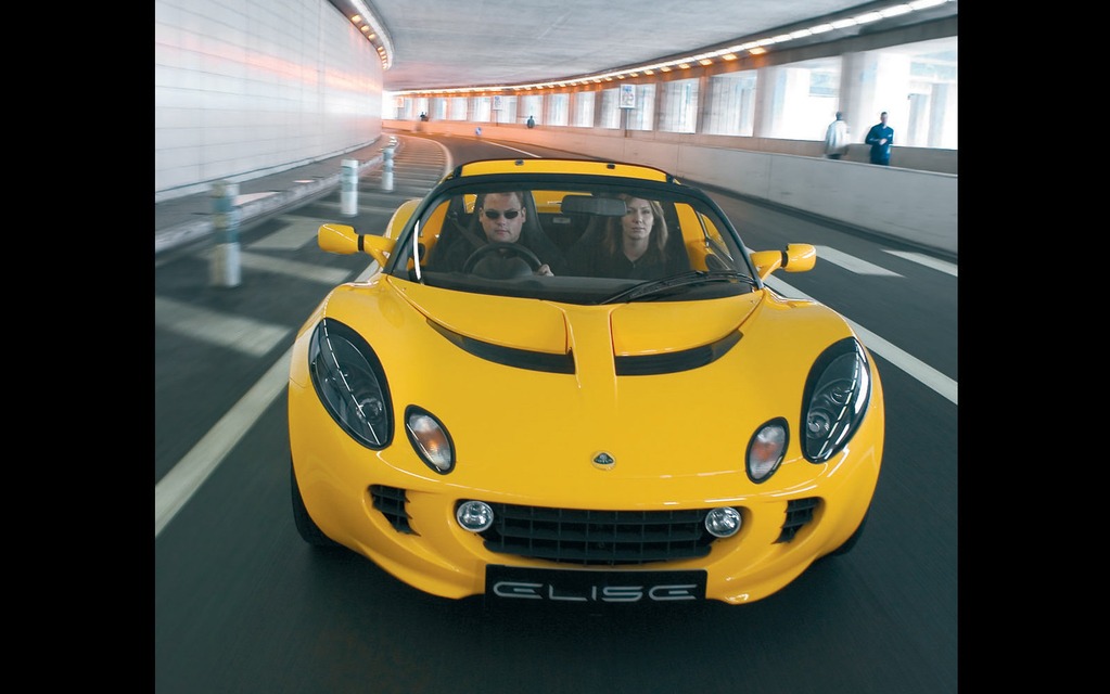 While the Lotus Elise is small, nimble and sporty...