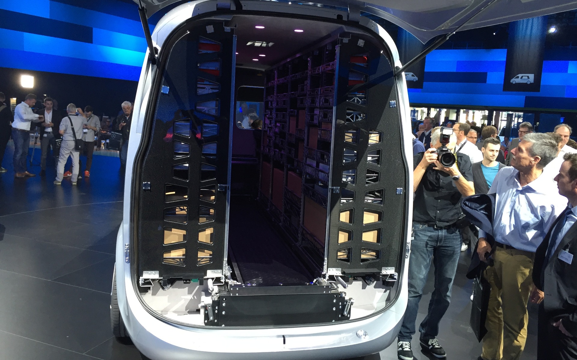 Cargo space management is entirely automated.