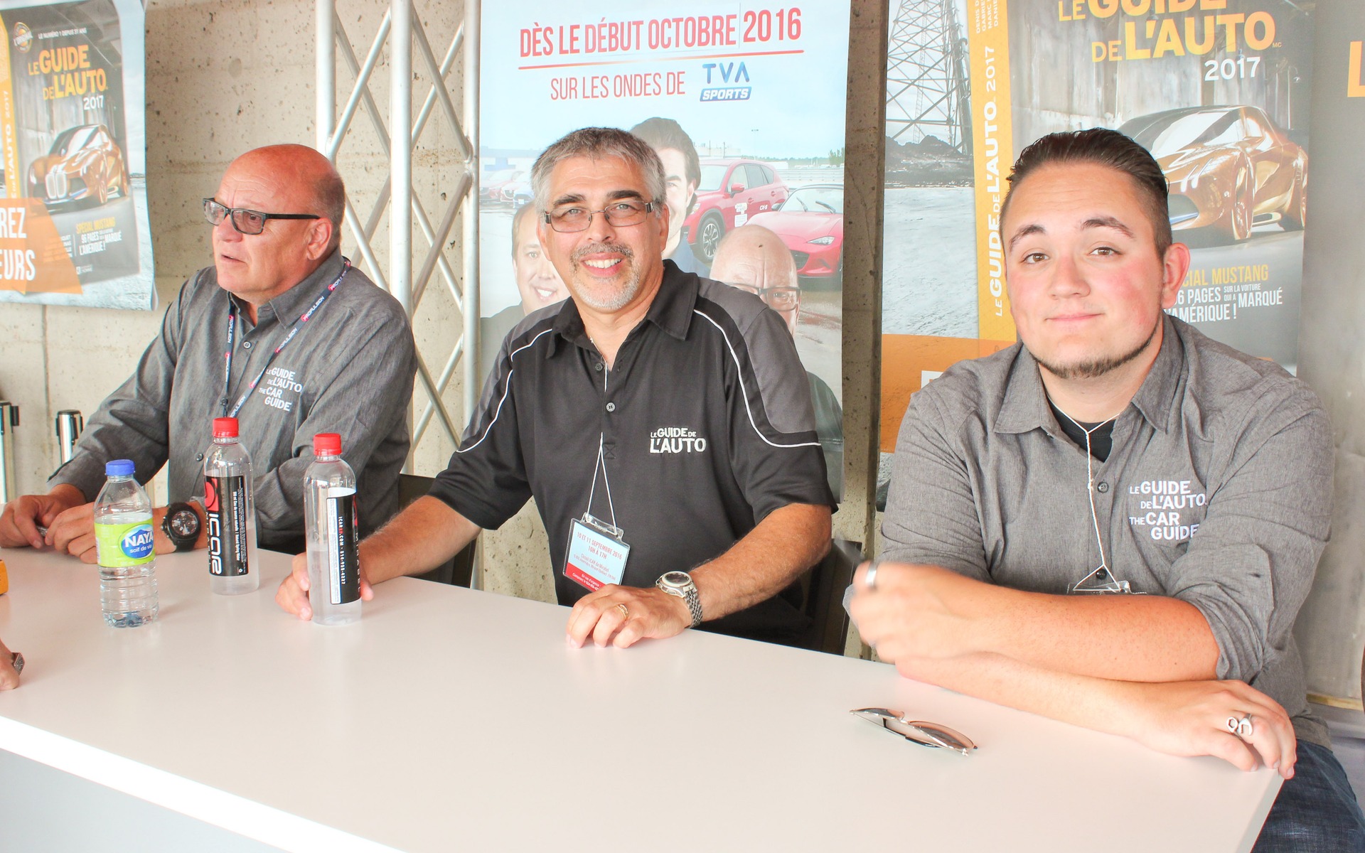 Les journalistes du Guide de l'auto au Super Auto Show