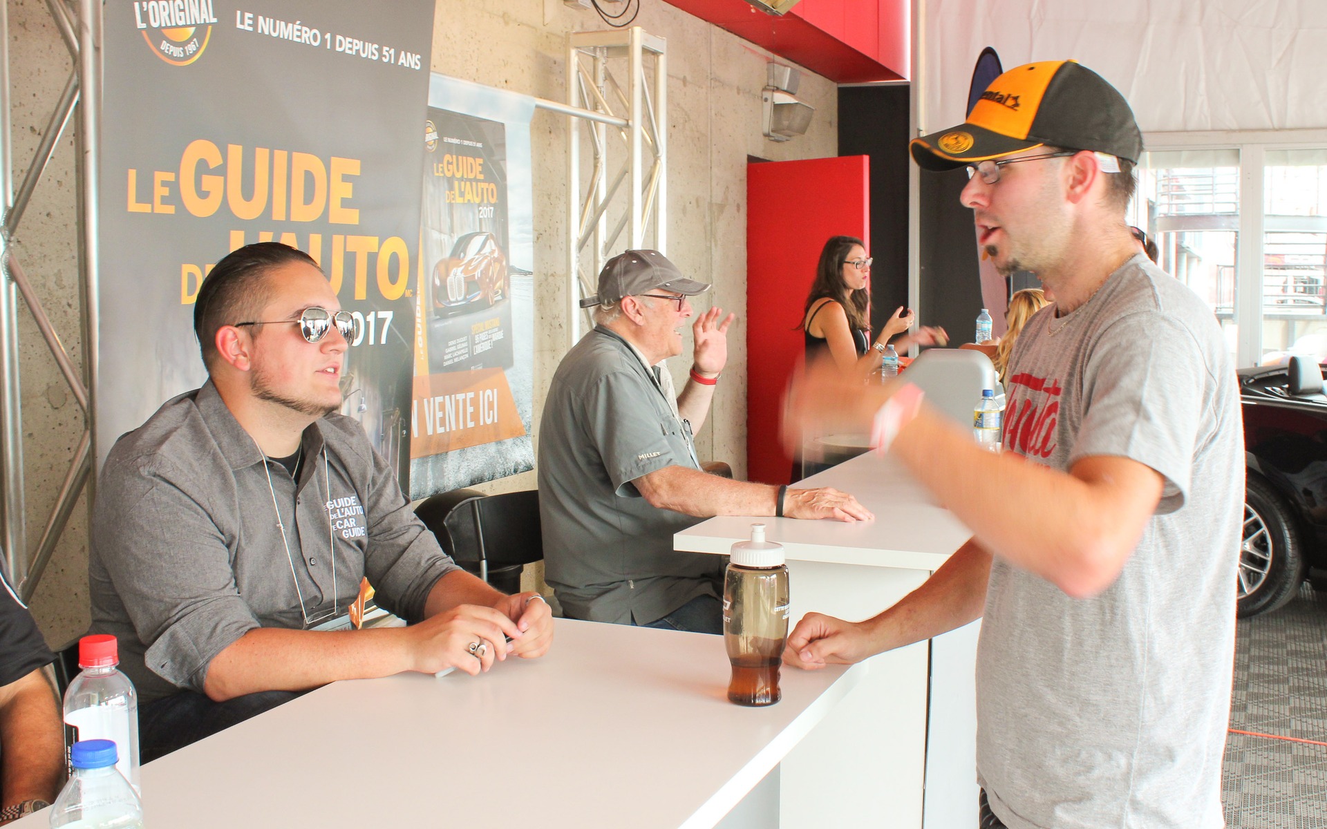 Les journalistes du Guide de l'auto au Super Auto Show