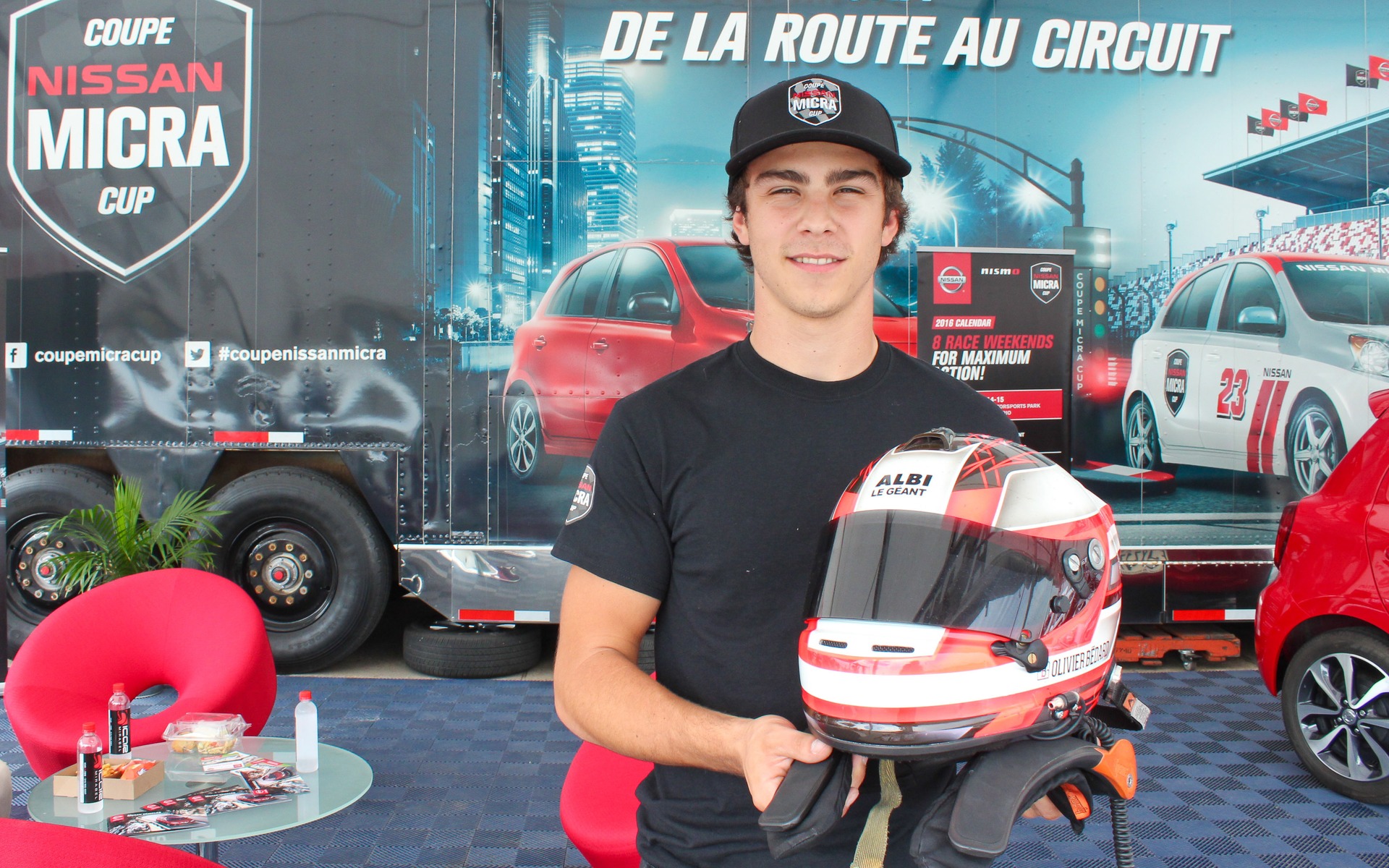 Olivier Bédard, champion en titre de la Coupe Micra
