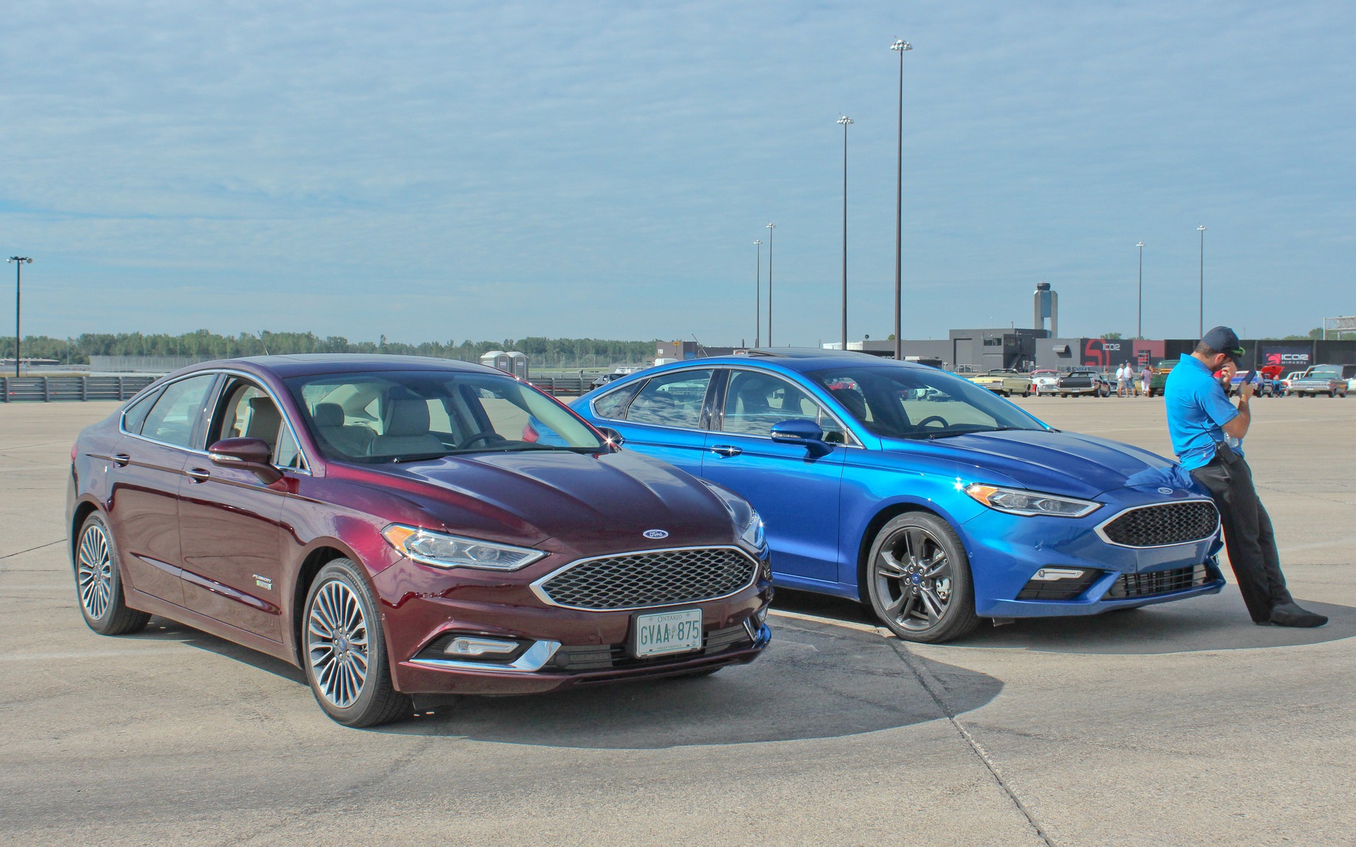 les Ford Fusion Sport et Fusion hybride 2017 au Super Auto Show