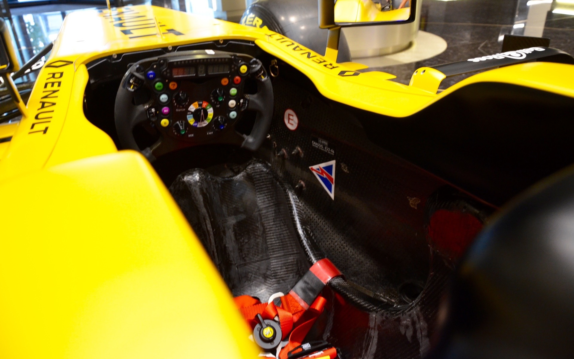 Renault RS16 showcar cockpit