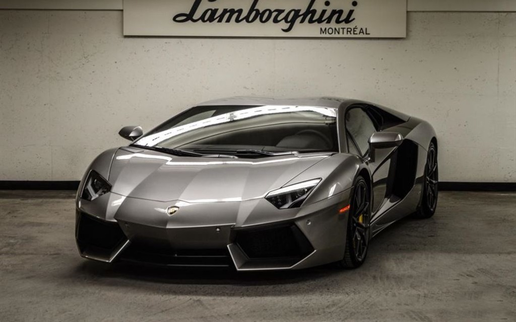 La voiture choisie par Tommy-Luc Lemay, la Lamborghini Aventador.